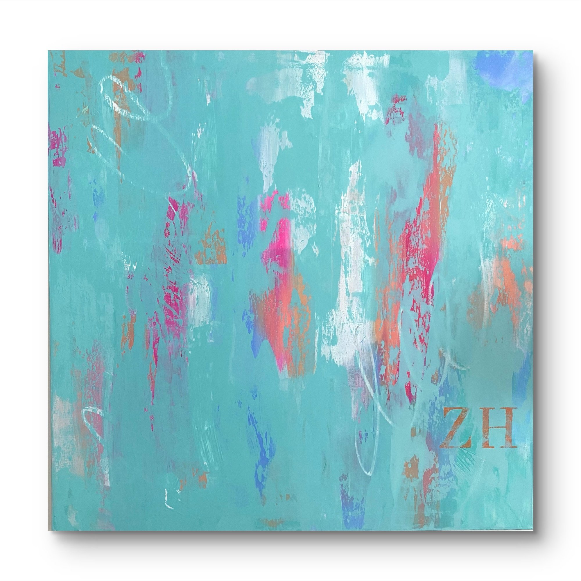 Waves of Bliss - 120 x 120 cm, Acrylic on canvas - AVAILABLE