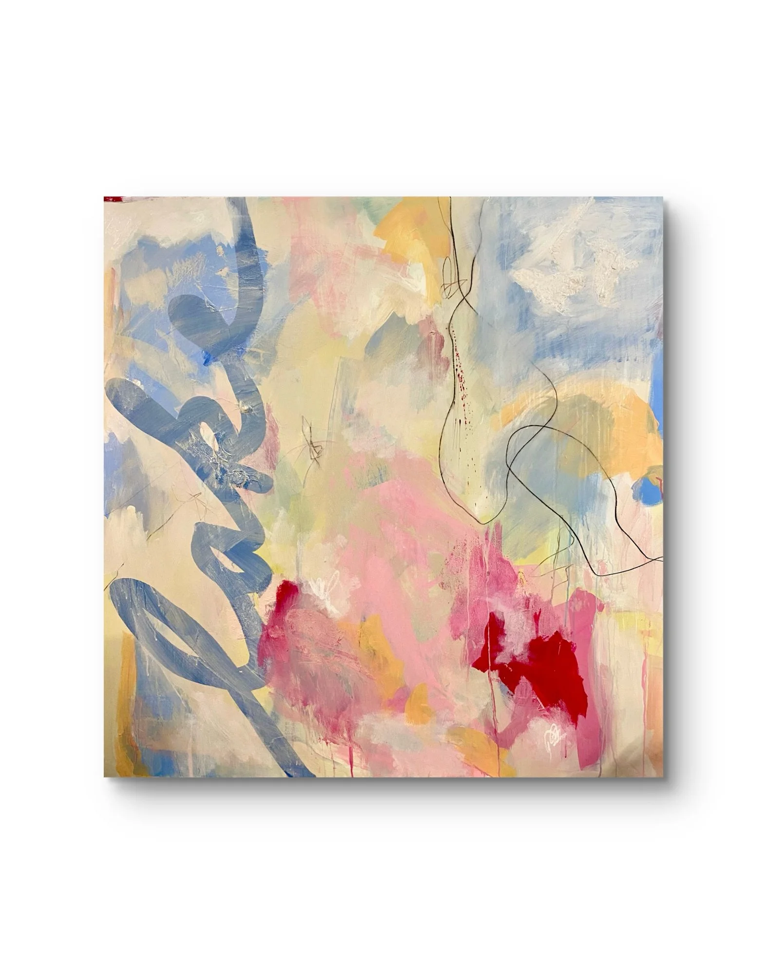 Lake - 120 x 120 cm, Acryl on canvas - AVAILABLE