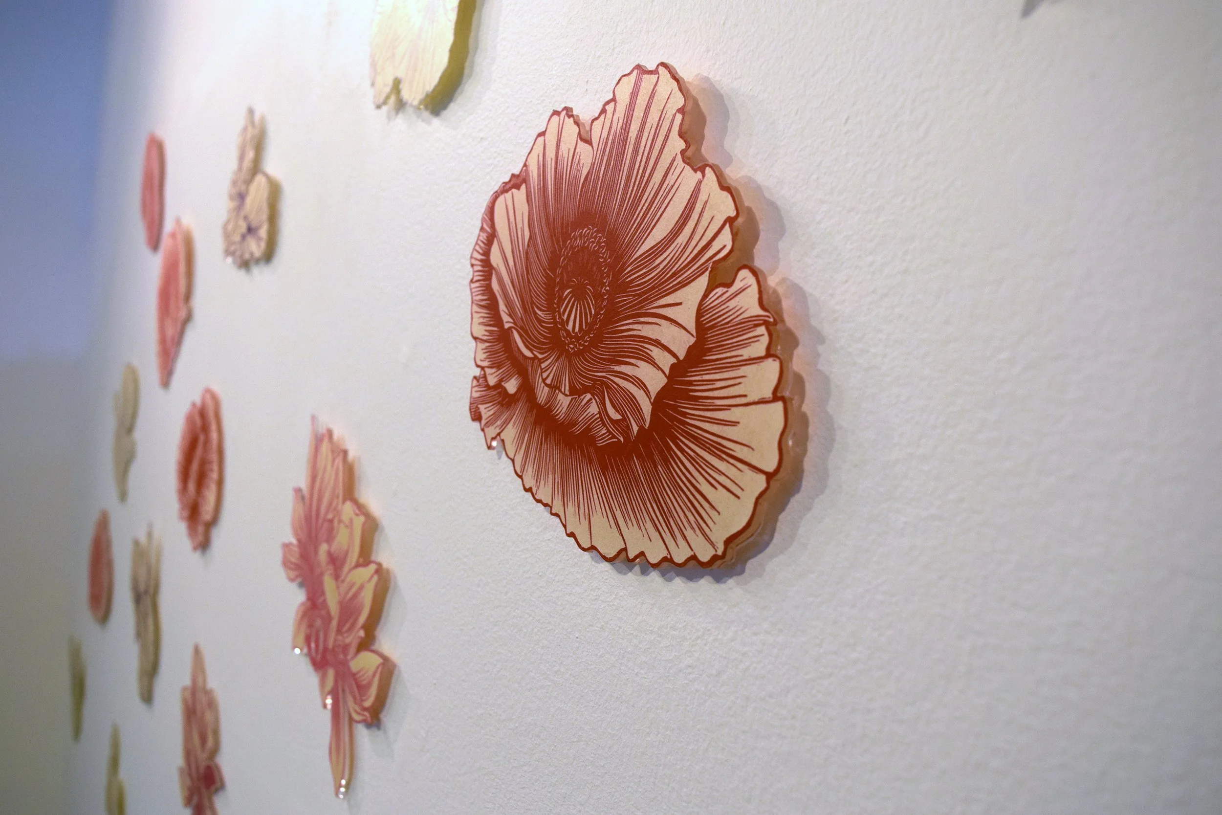 Pressed & Painted, A Floral Study
Dana Wiley Gallery, Dayton, OH