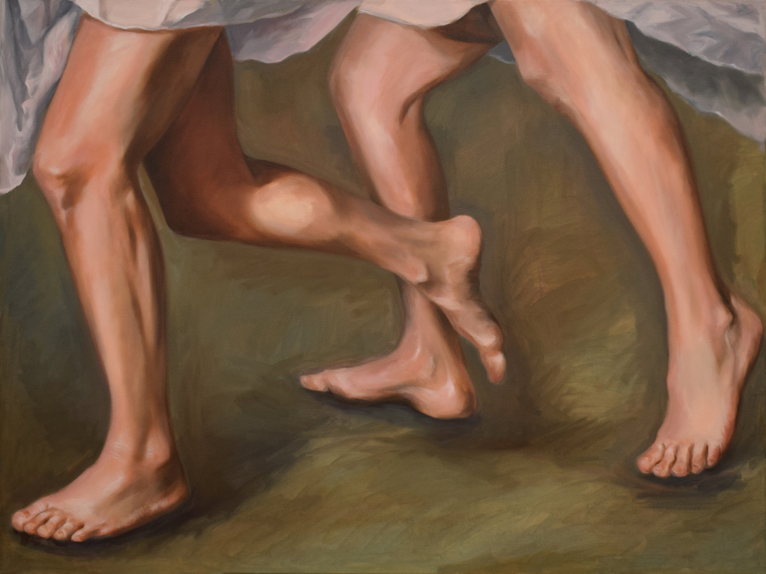 The Hunt I, oil on canvas, 30 x 40", 2025