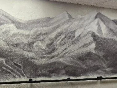 Grey-Scale Sangres Mural - Westcliffe, CO
One of a 3-part series of murals in the Custer County Health Center