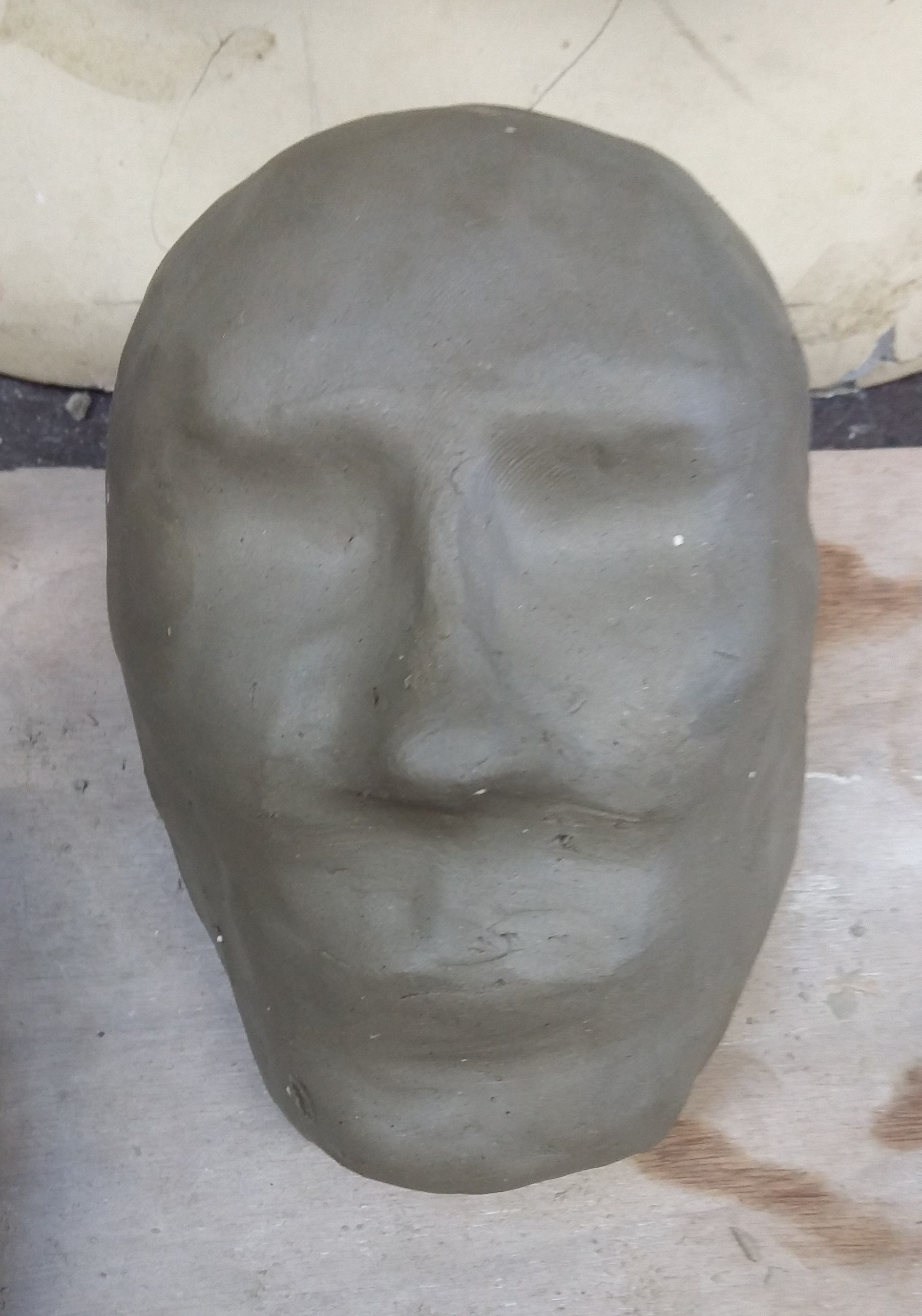 Strings Attached Installation 2017 -      
I wanted a generic face of which I made a mould and then manipulate to transform into an individual. I still use the moulds today.