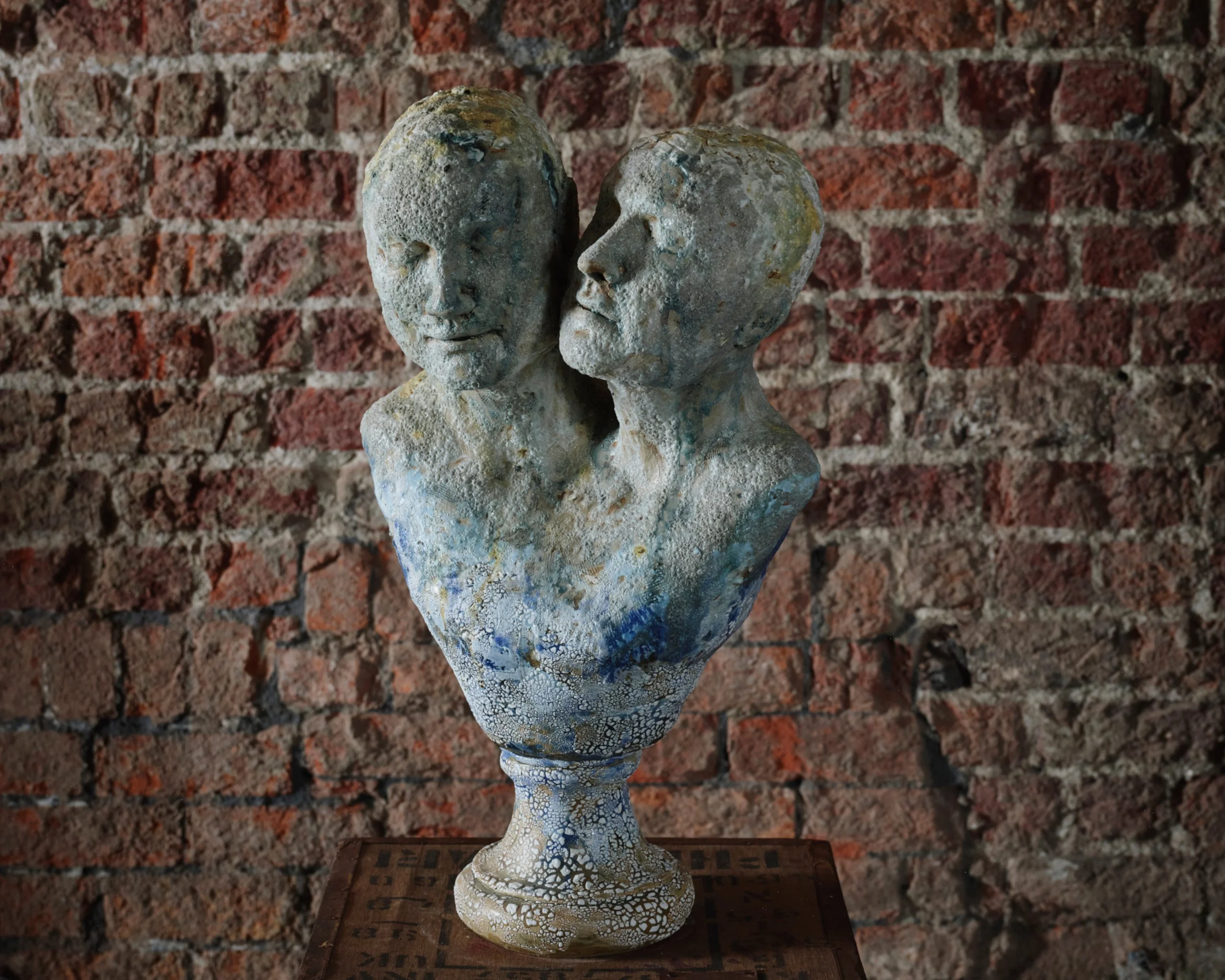 Gemini - 
2023 - 
Stoneware bust representing Gemini, first shown as part of my solo exhibition 'Curious Carnival'
Winner of the Anna Cheyne Visual Arts Award 2026