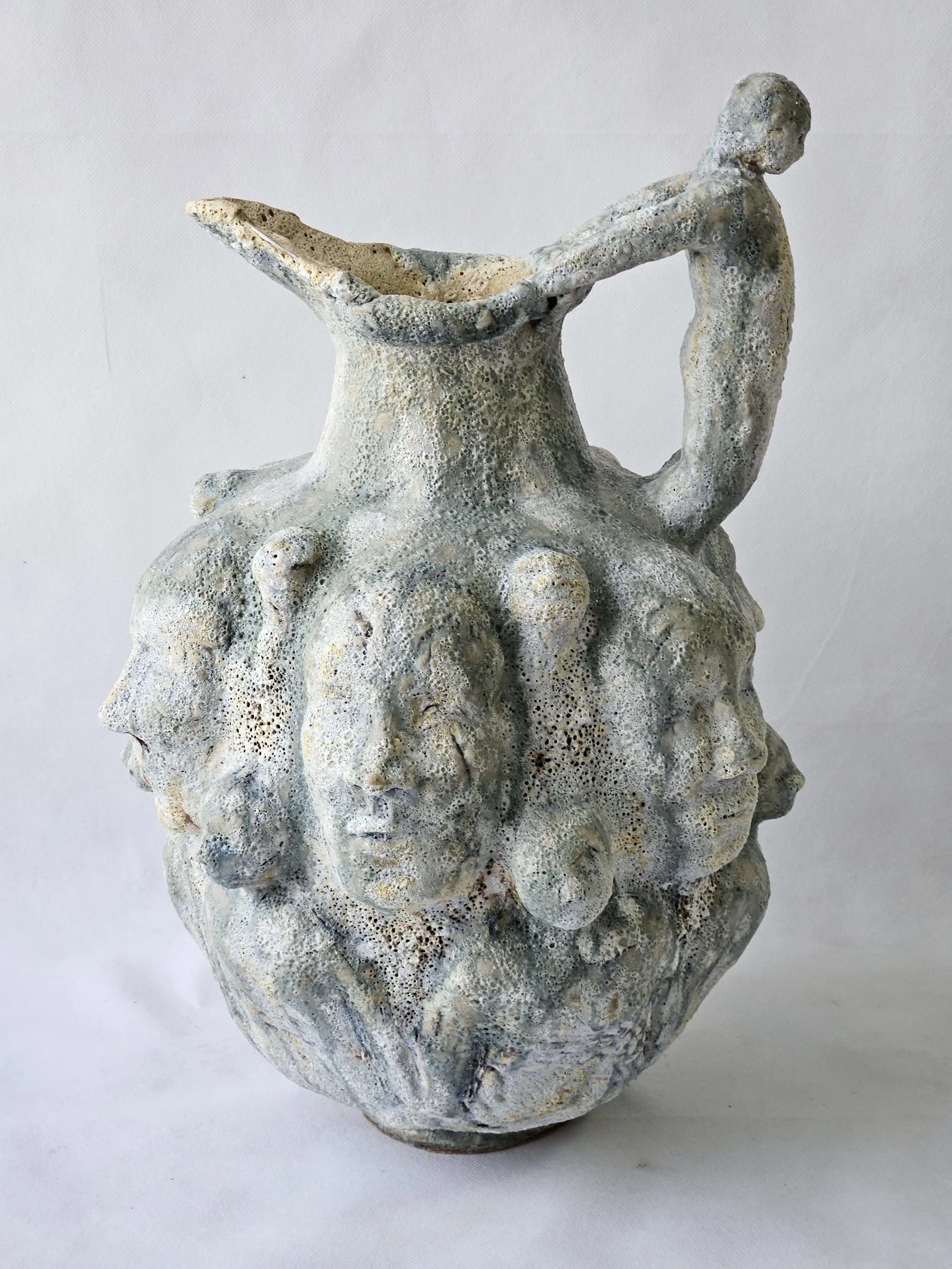 Relic - Stoneware, porcelain slips, glazes nichrome wire