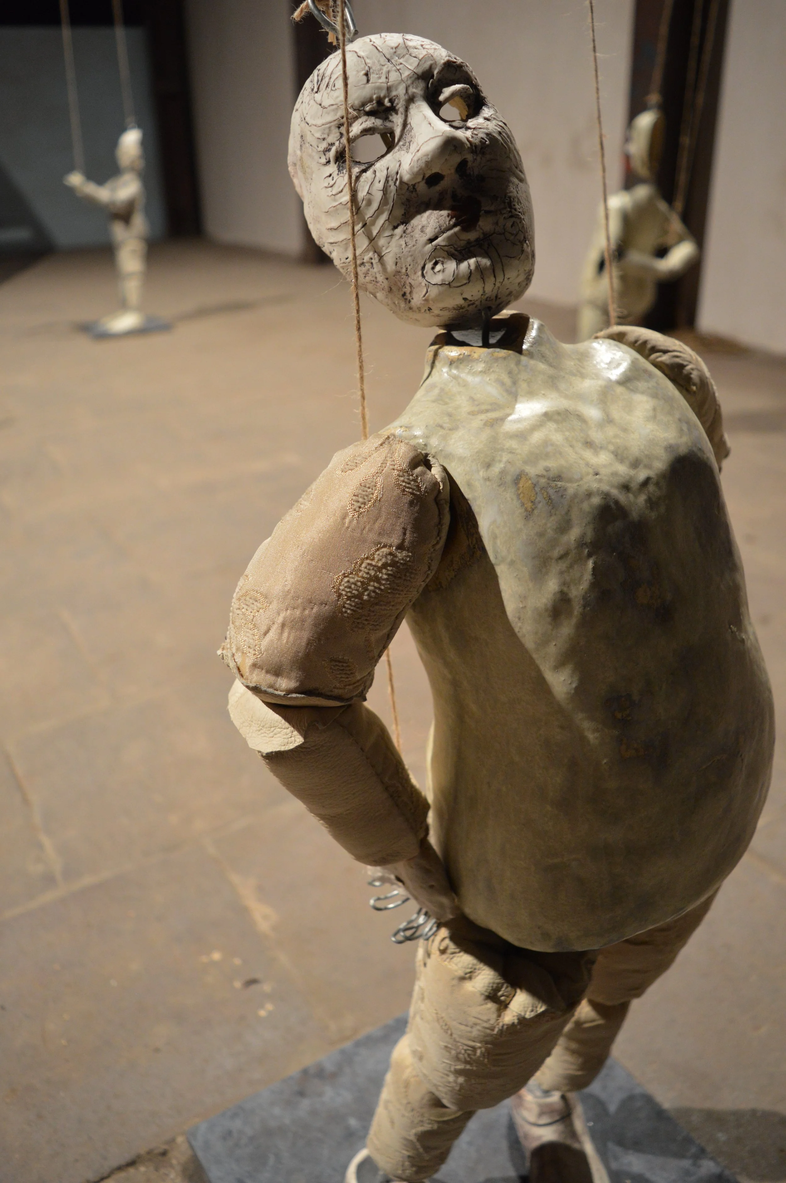 Strings Attached Installation 2017 -      Back's killing him