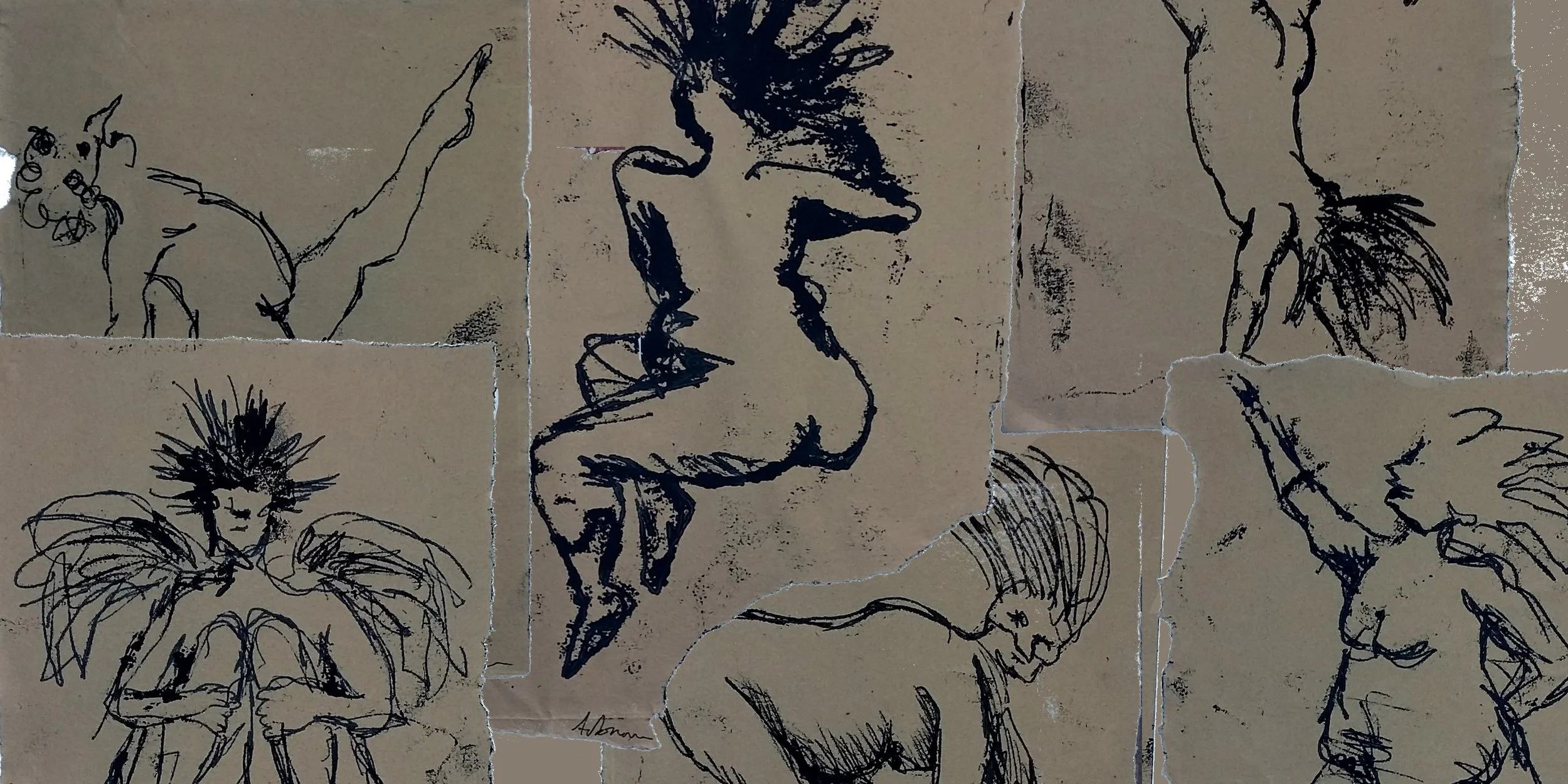 Work In Progress 2017 - mono prints