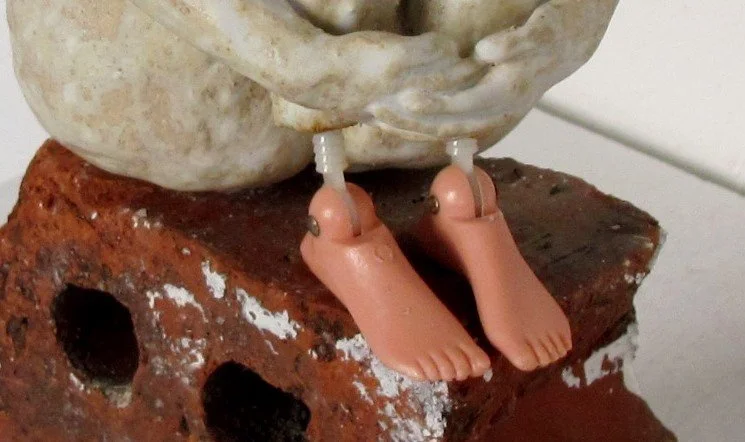 Wallflower 2017 - My old Action Man provided Wallflower the finishing touch