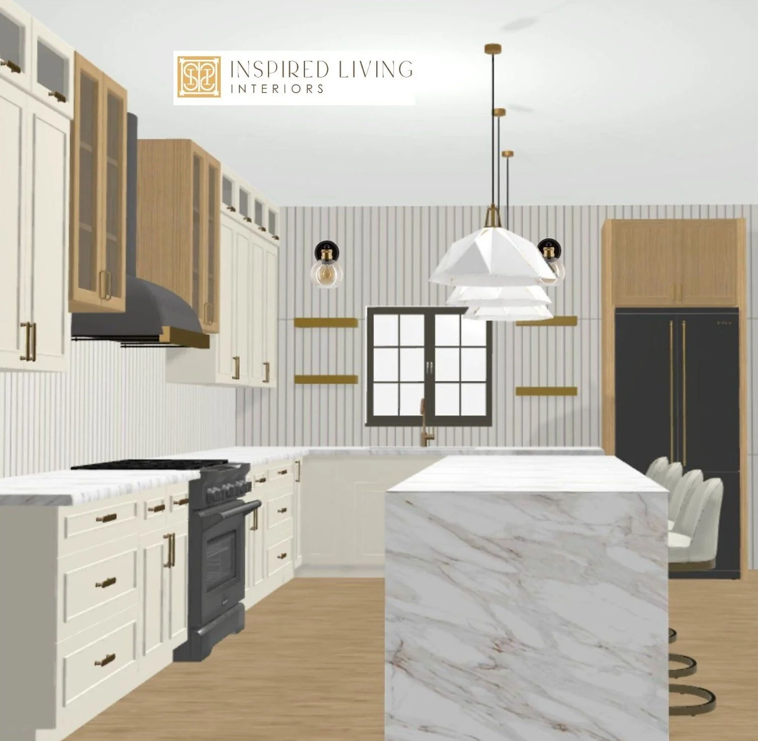 Contempory Kitchen -Refined Modern Warmth