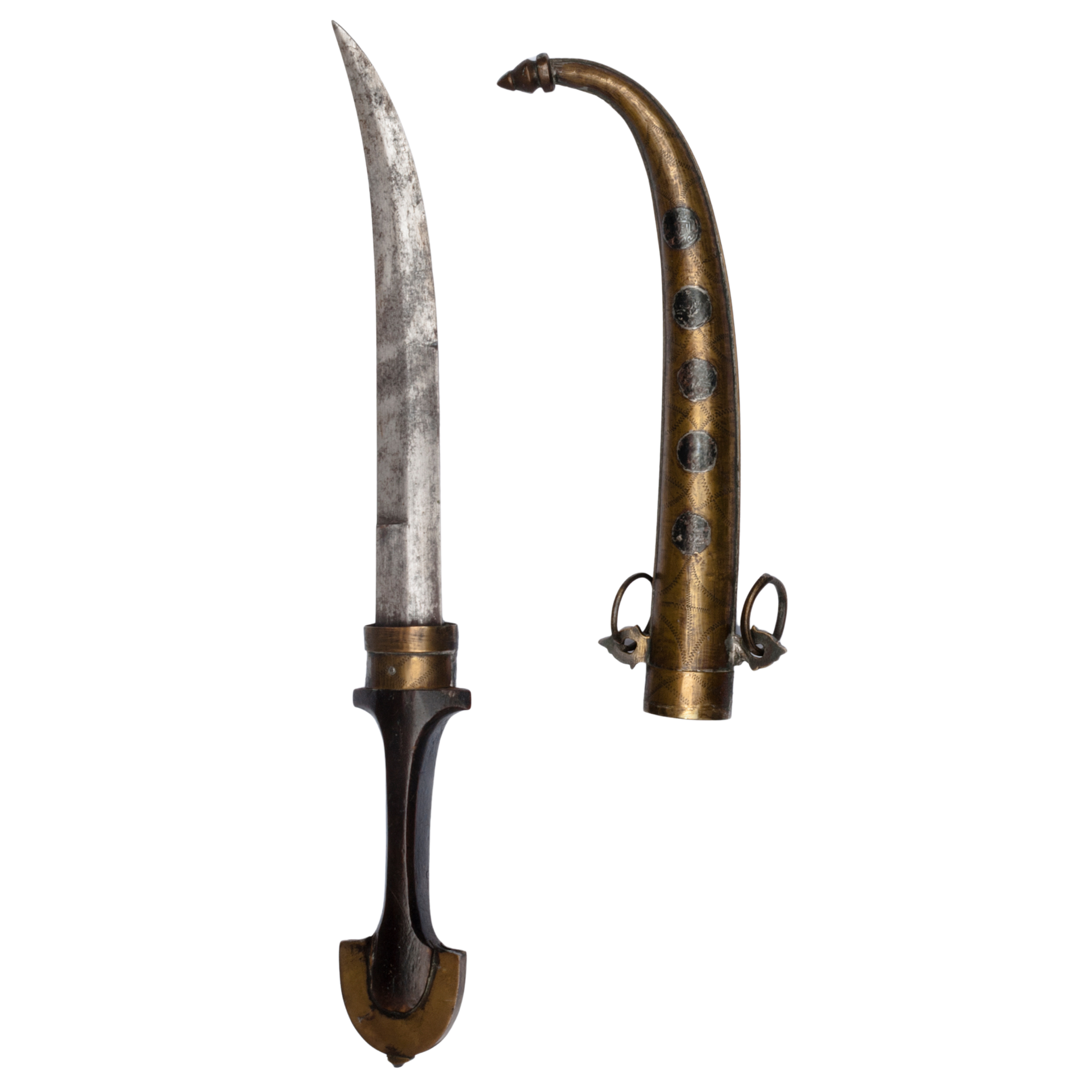 "Dagger with sheath, Morocco. Use: fighting" 