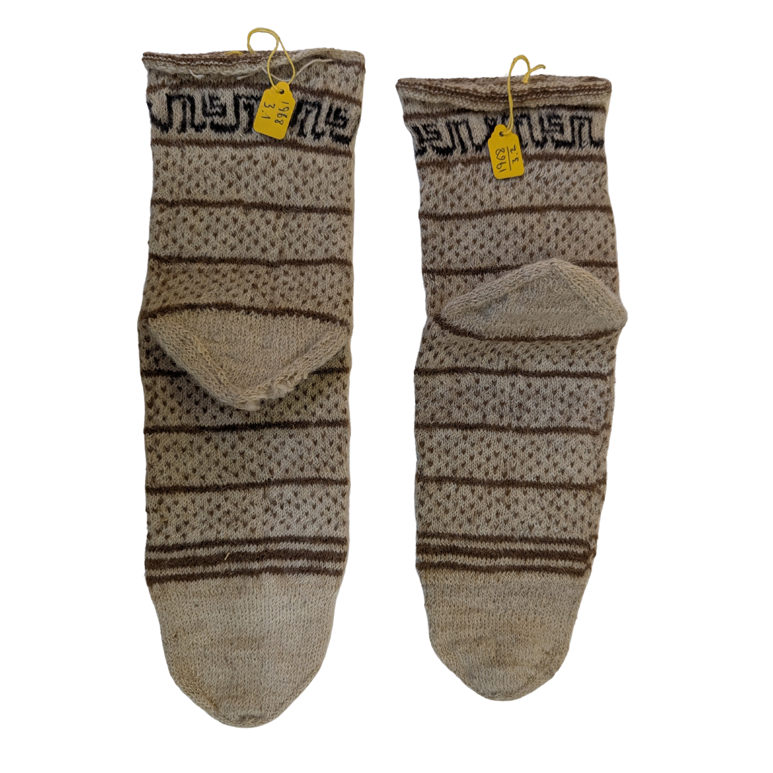 Socks catalogued as “West Asia, Kurdistan”