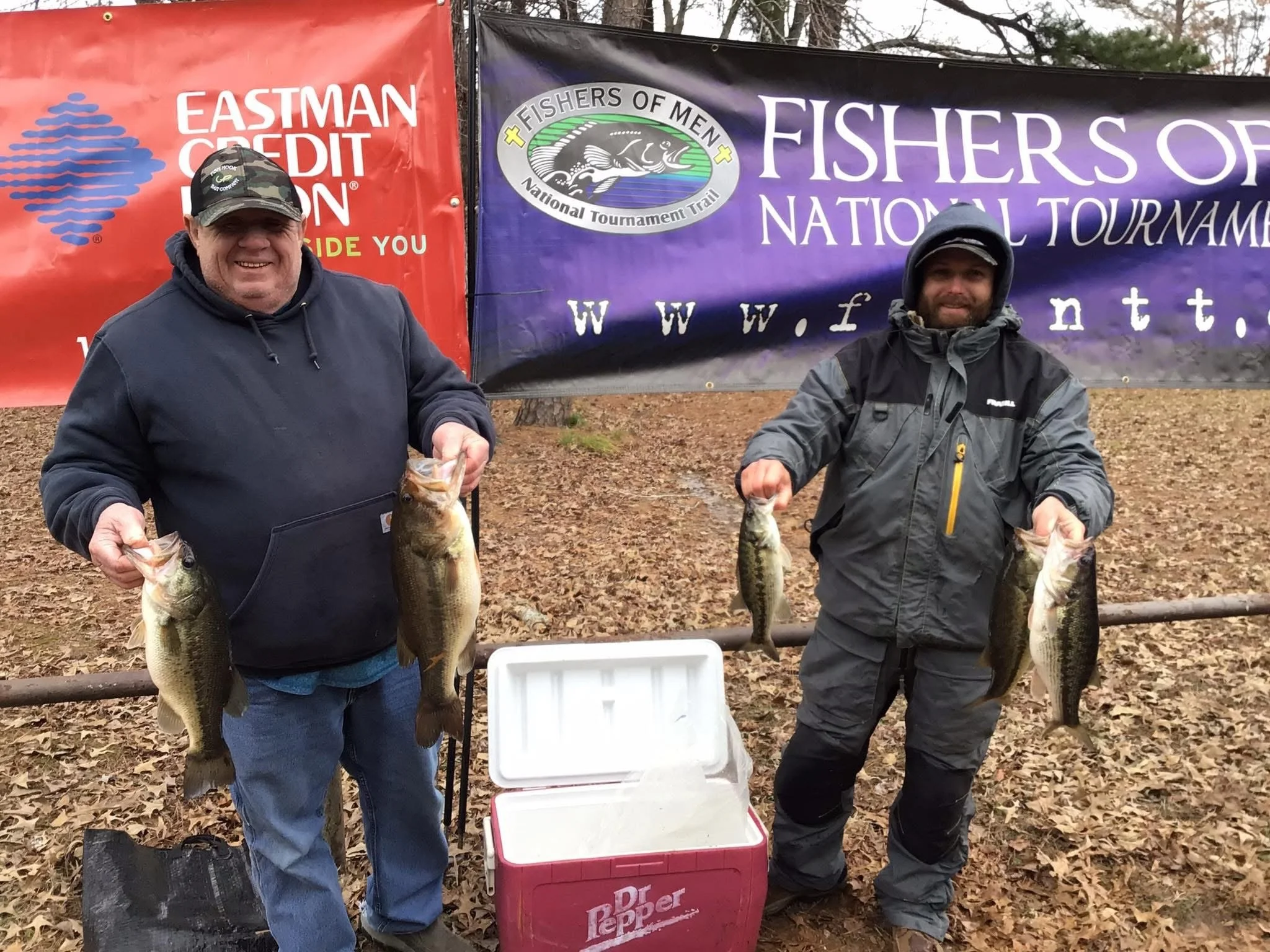 Largemouth Bass Stringer Caught On Fish Hook Bait Company Products