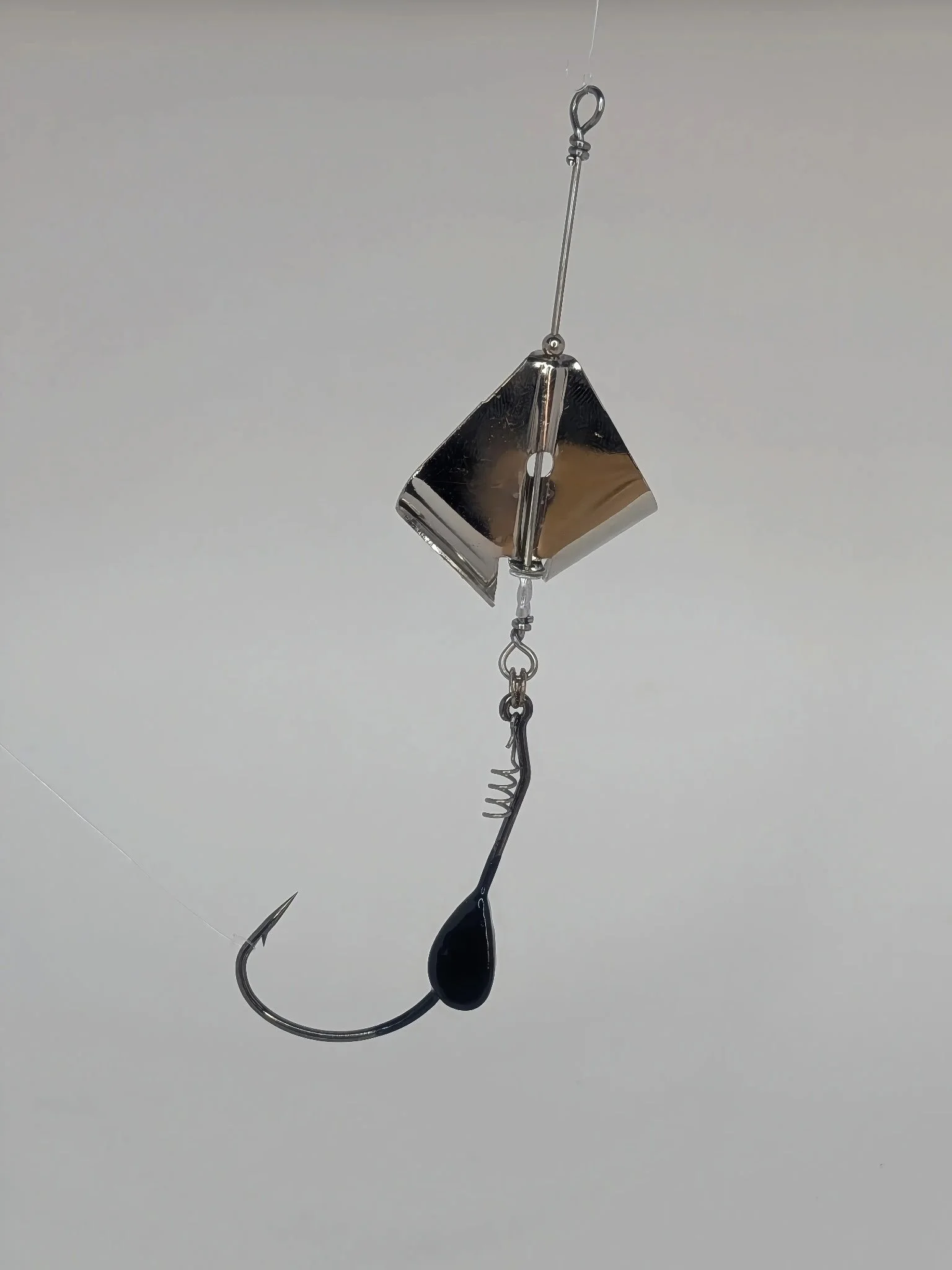 Handmade Black Inline BuzzBait