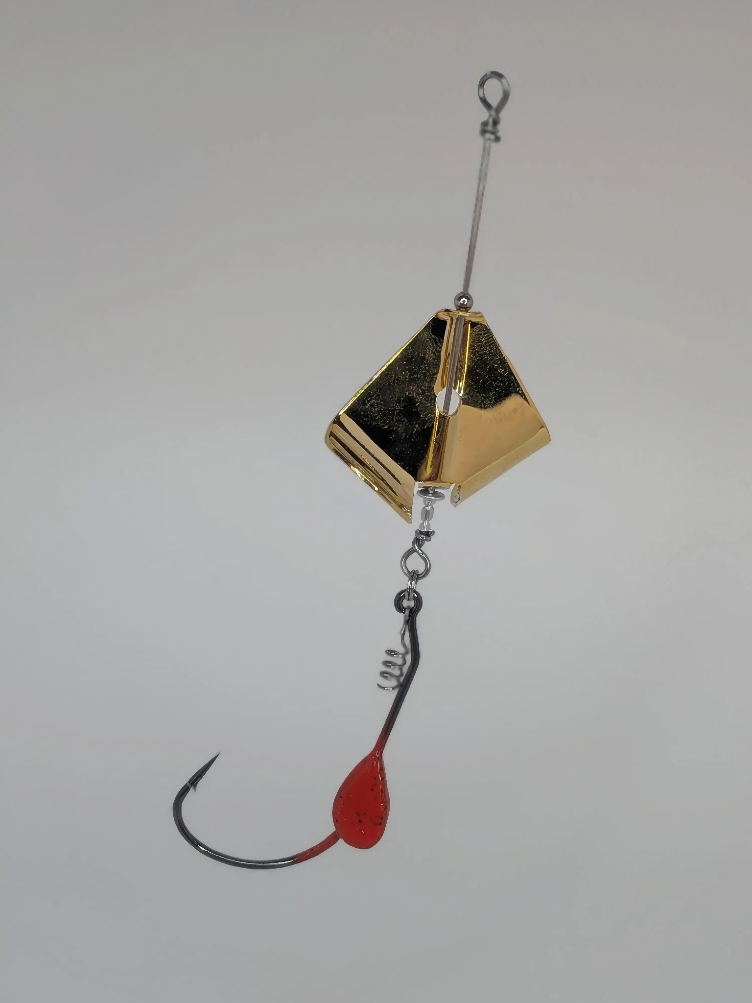 Handmade Fire Craw Inline BuzzBait