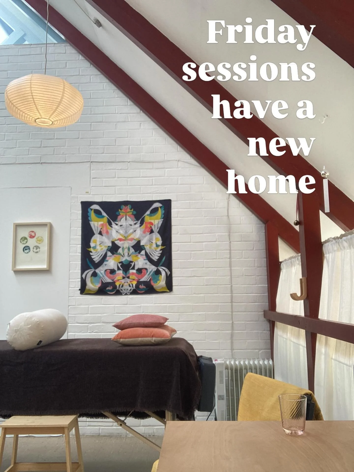 Here we are, at our new Friday home, Samshin Acupuncture Studio, based at The Albany, just off Depford High St. 

The studio is named after the Samshin, the three protective grandmother spirits from Korean shamanism who serve as guardians of birth, c