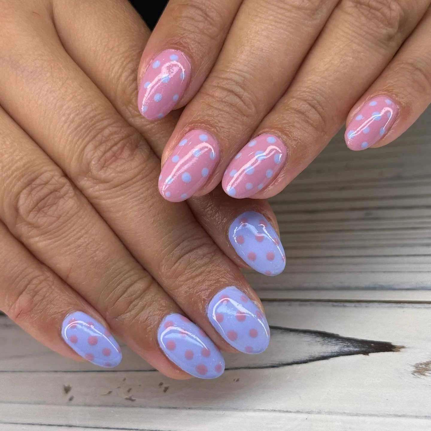 Split personality 
.
.
.
#VancouverNails #RichmondNailSalon #VanCityNails #VancouverBeauty #YVRNails #VancouverNailTech #RichmondBCNails #NailSalonVancouver #NailsOfVancouver #VancouverManicure #GelNailsVancouver #NailArtVancouver #RussianManicureYVR
