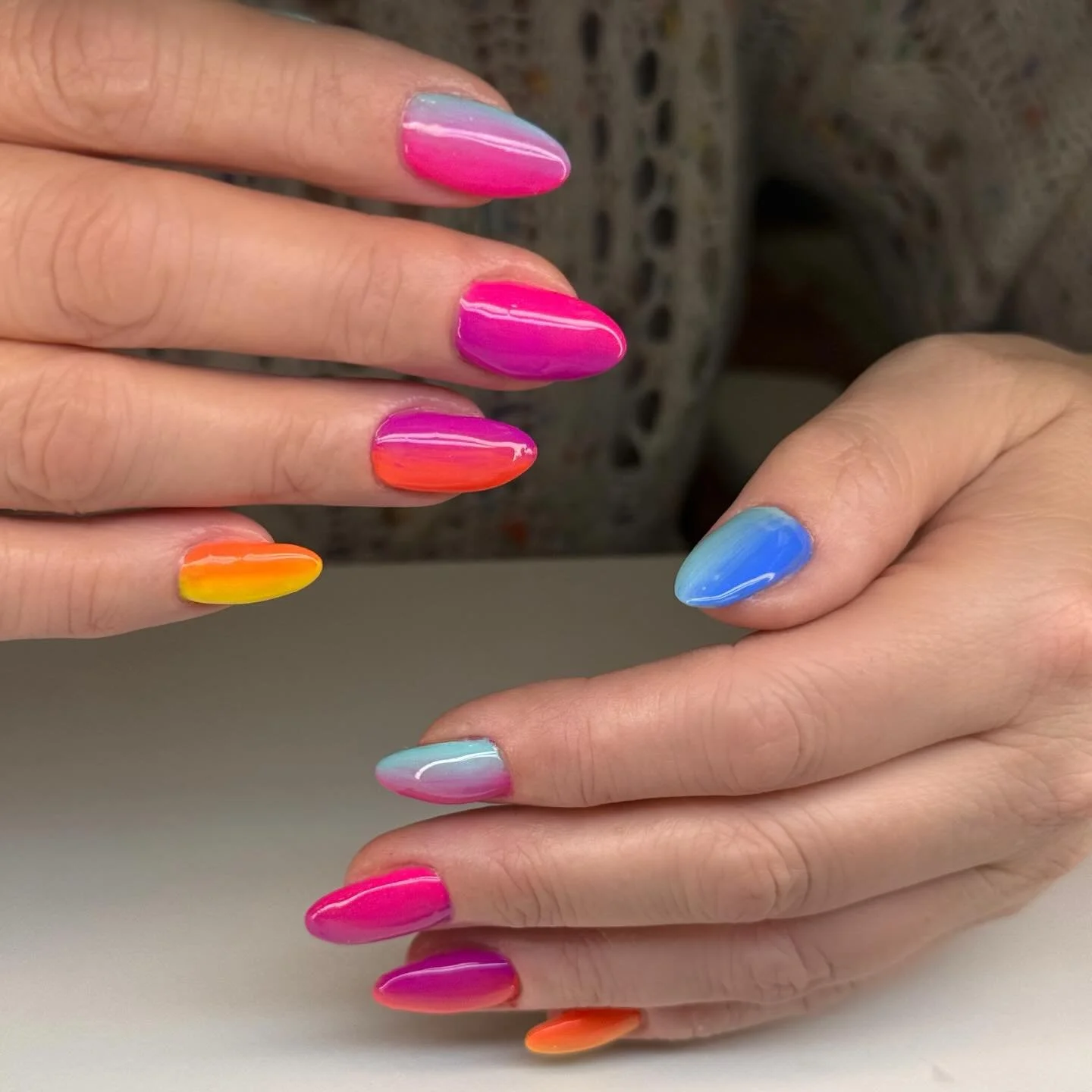 Ombres 
.
.
#nailart #nails #manicure #naildesign #nailsofinstagram nailsofinstagram nailstagram gelnails nailpolish nailfashion nailaddict nailstyle nailsonfleek nailsoftheday nailinspiration nailtrends nailartaddict nailartist acrylicnails nailcare