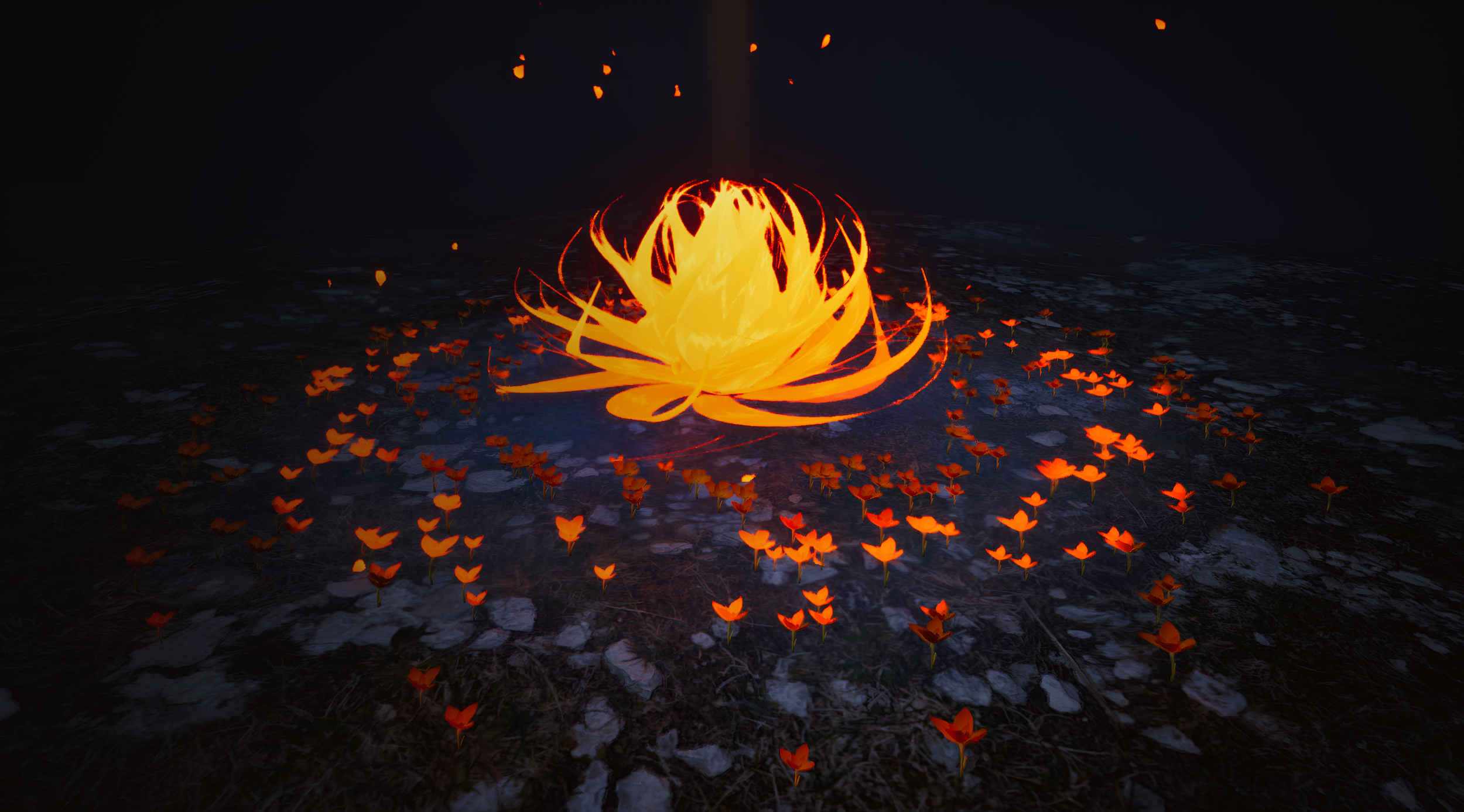 Scarlet Bloom - Unreal Environment VFX