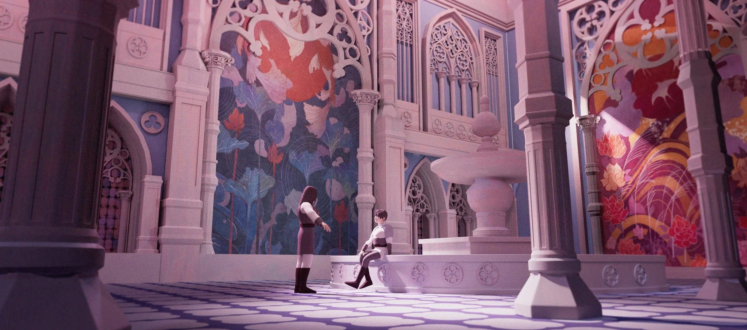 Mural Church - Maya Still Frame Render