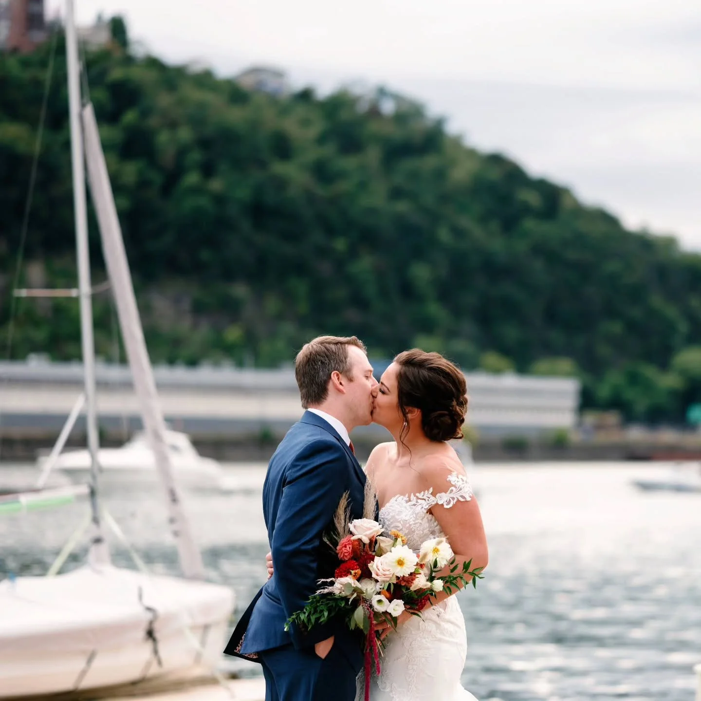 No two love stories are the same, and no two events should be either. Personal touches transform a celebration into something unforgettable. For this couple, the river and boats in the background weren&rsquo;t just scenery, they were part of their st