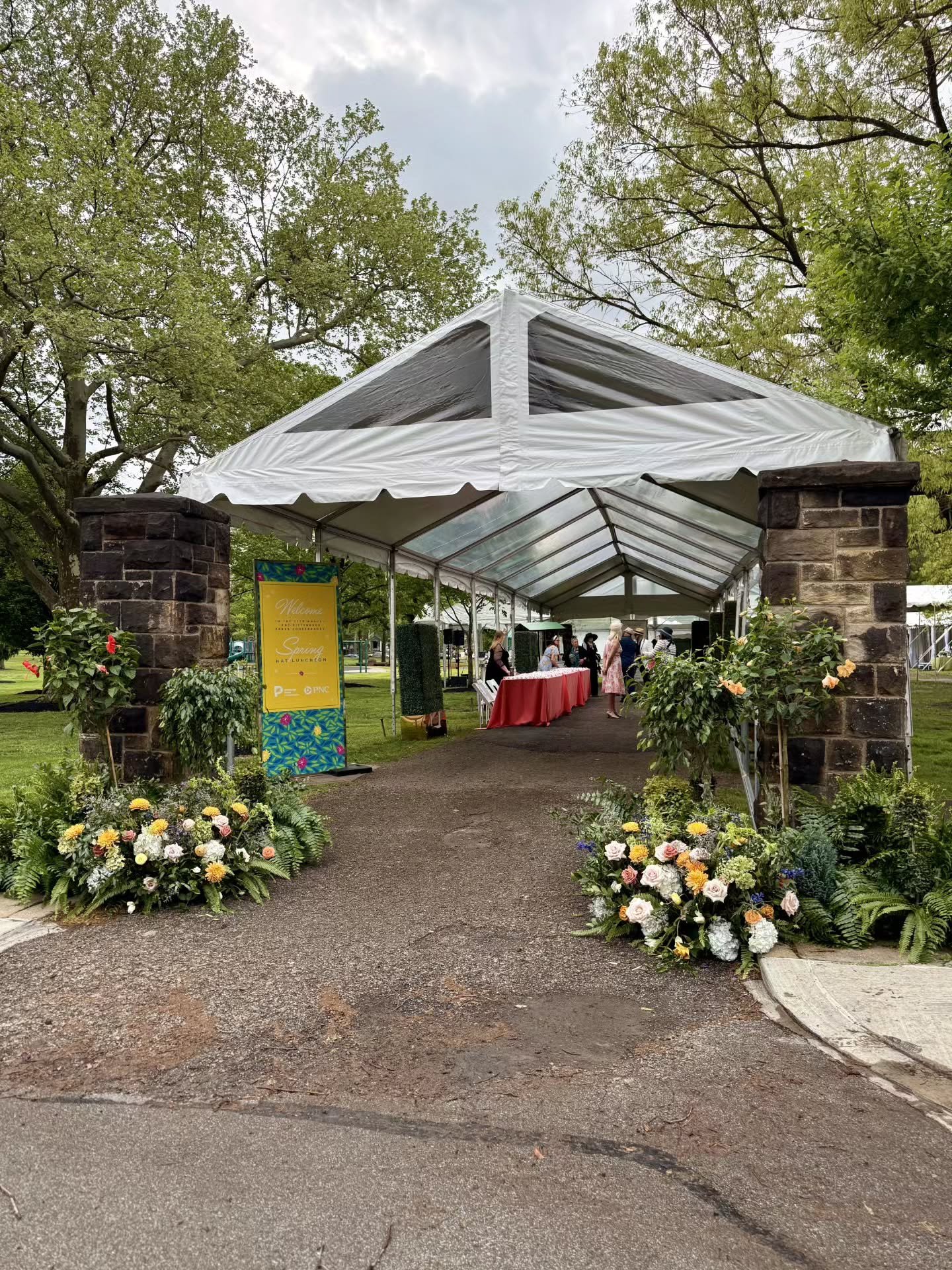 The moment guests arrive sets the tone. A tented walkway doesn&rsquo;t just protect from weather...it creates a sense of arrival ✨

✅ It builds anticipation
✅ Defines the path
✅ Transforms the transition into part of the experience

Save this idea fo