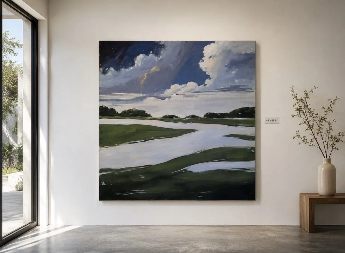 Head in the Clouds | 48 x 48 SOLD
