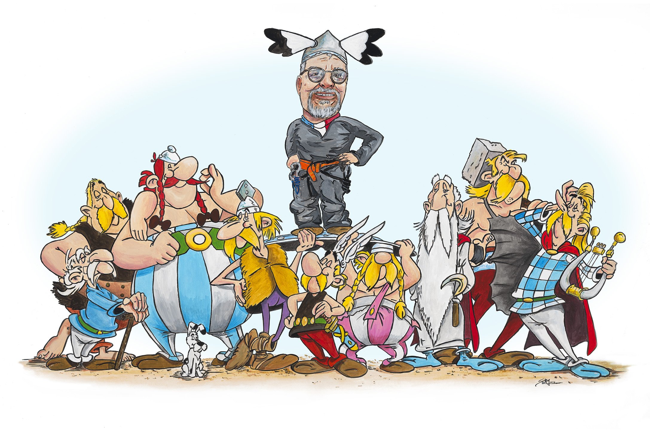 Jean-Marie et Asterix