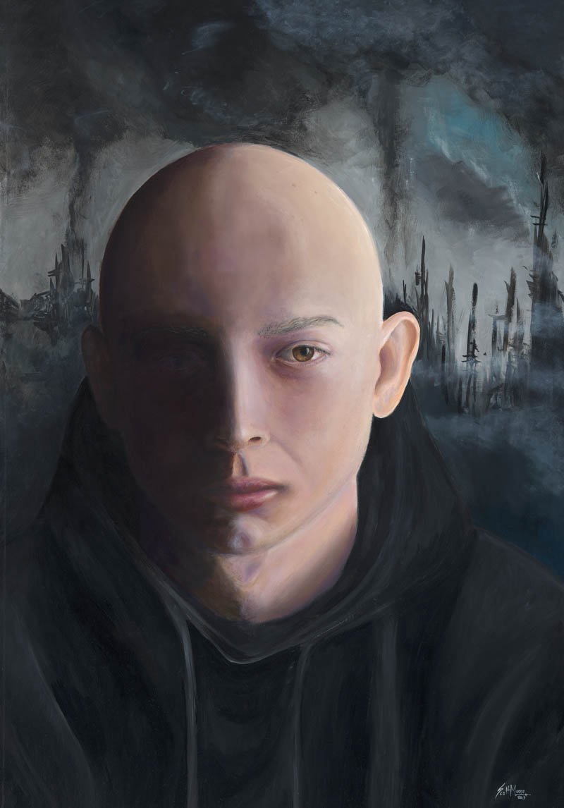 The end of Chemo, oil on paper