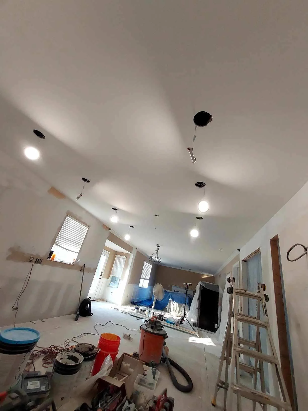 Textured ceiling removal