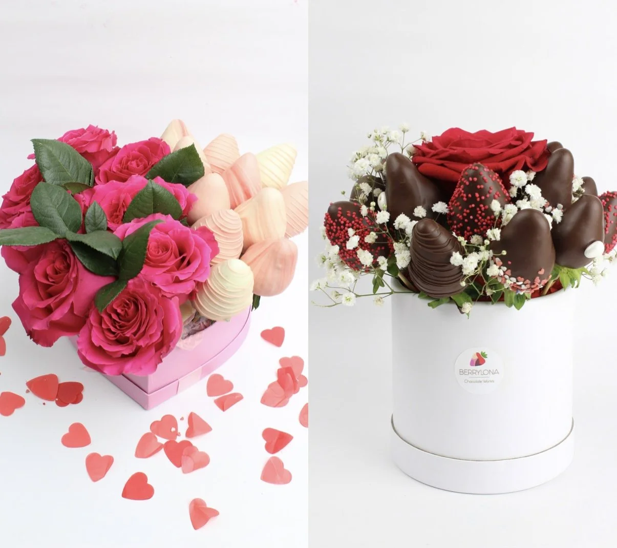 Chocolate Covered Strawberries Bouquet with Rose