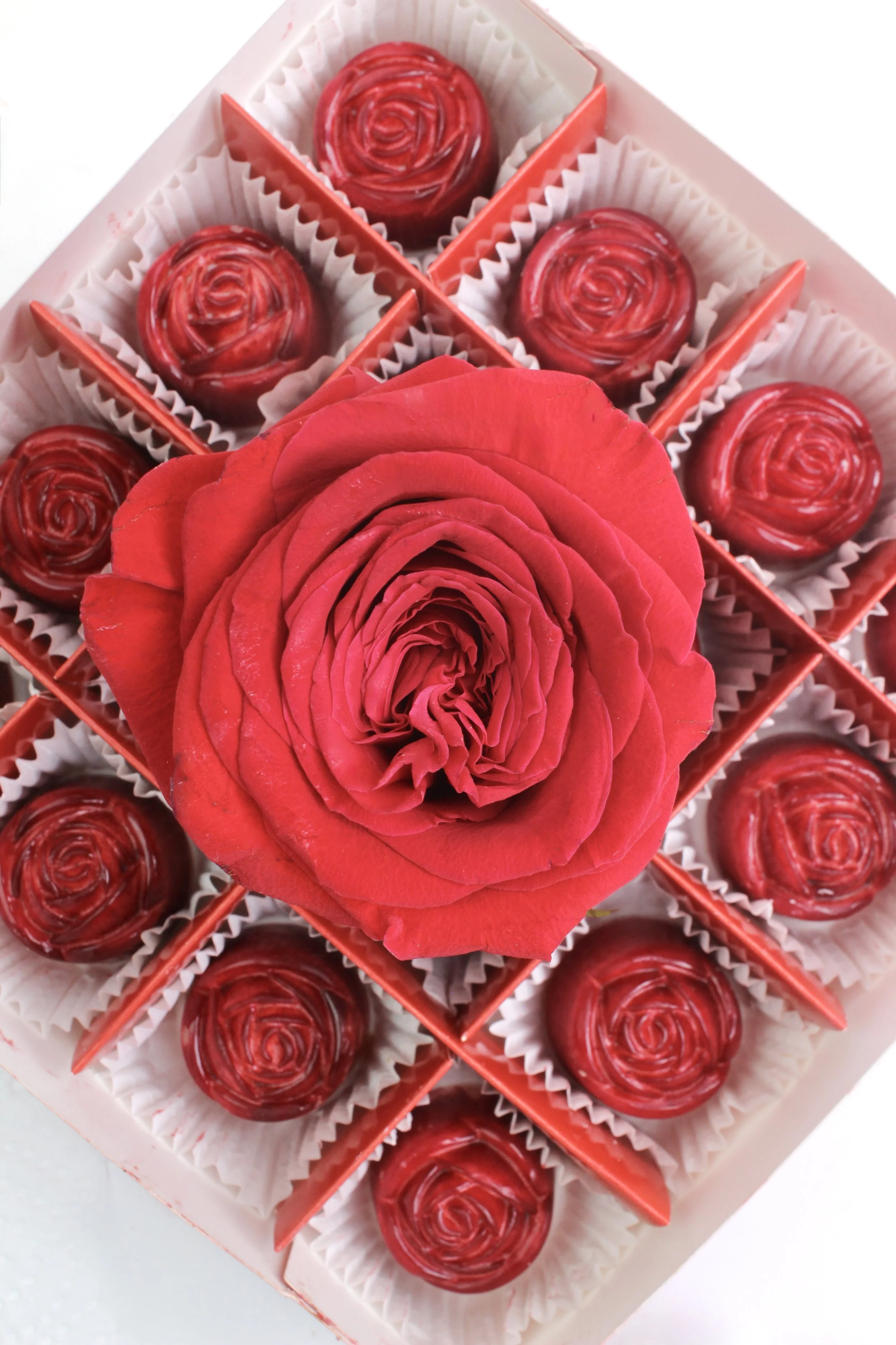 Sant Jordi Rose Bonbon Chocolates