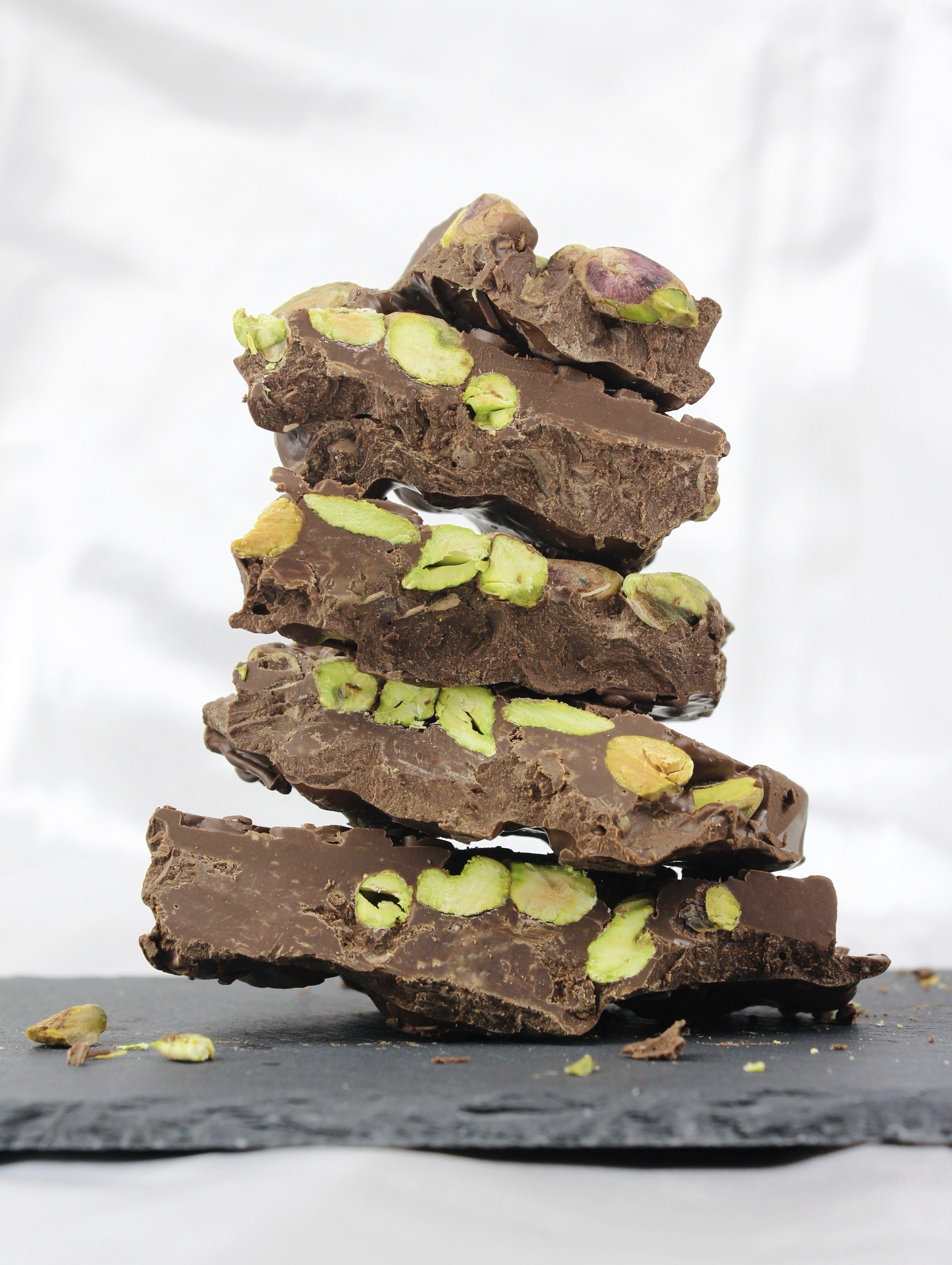 Tablet Chocolate With Whole Nuts Pistachios Peanuts Almonds Hazelnuts in Barcelona by Berrylona Chocolate Works