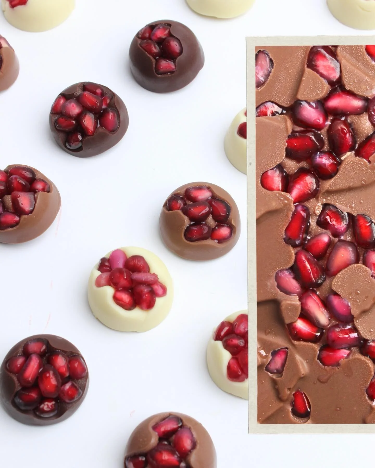 Granada con chocolate &hearts;️🤎