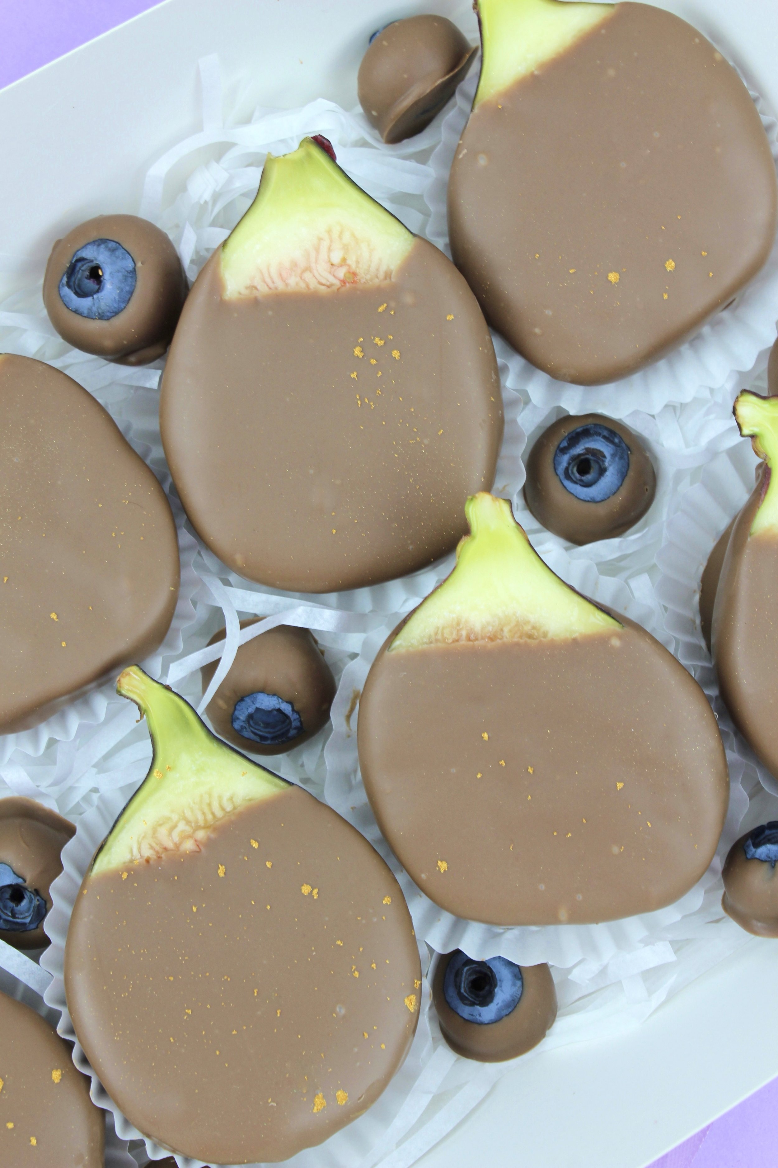 Chocolate Covered Fresh Figs in Barcelona by Berrylona Chocolate Works Perfect For Gift