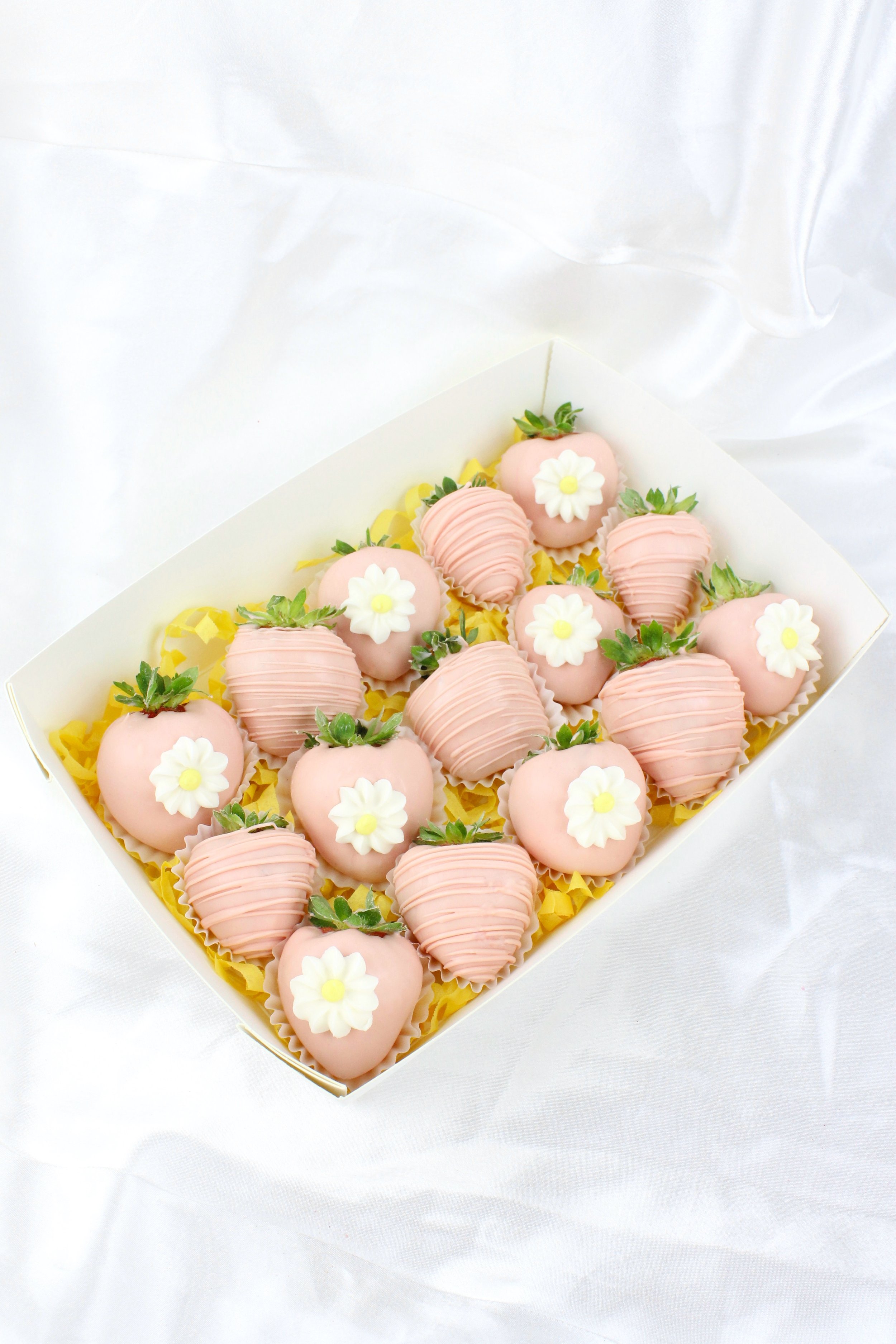 Chocolate Covered Strawberries with Varieties of Confectionery Box in Barcelona by Berrylona Chocolate Works Perfect For Gift