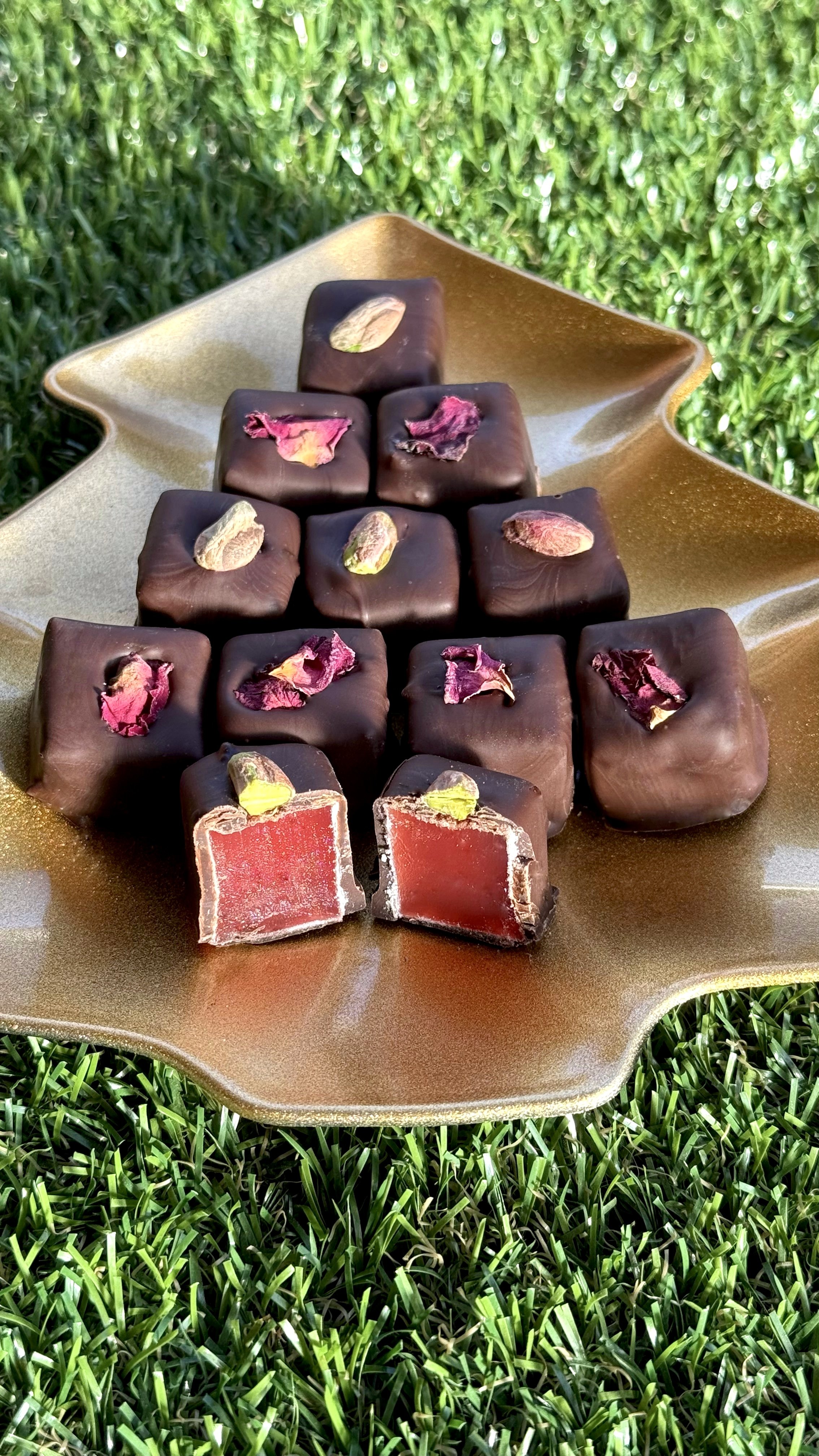 Chocolate Covered Turkish Delights by Berrylona