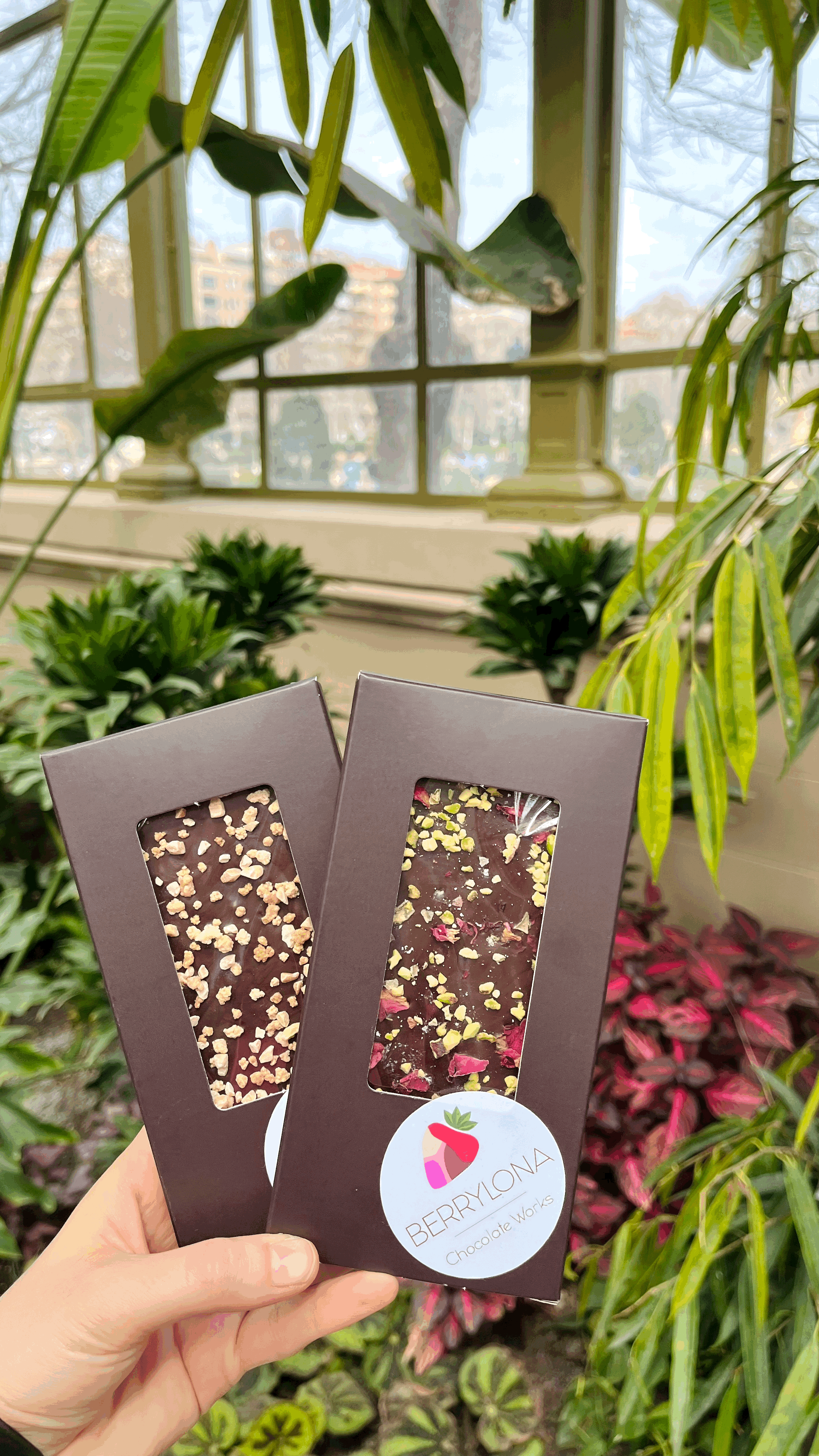 Personalized Custom Tablet Chocolate in Barcelona by Berrylona Chocolate Works Perfect For Gift