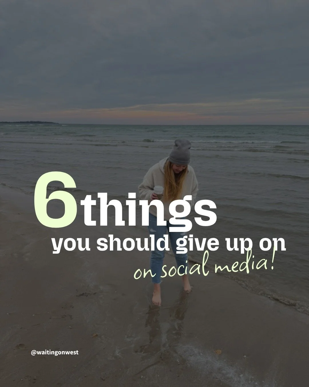 Less of this.

Not a single thing here is going to help you grow on social media. 

Instead, focus on captions that add value, honour your time, create content that is authentic to you and speaks to your audience. Analyze and learn from your own cont
