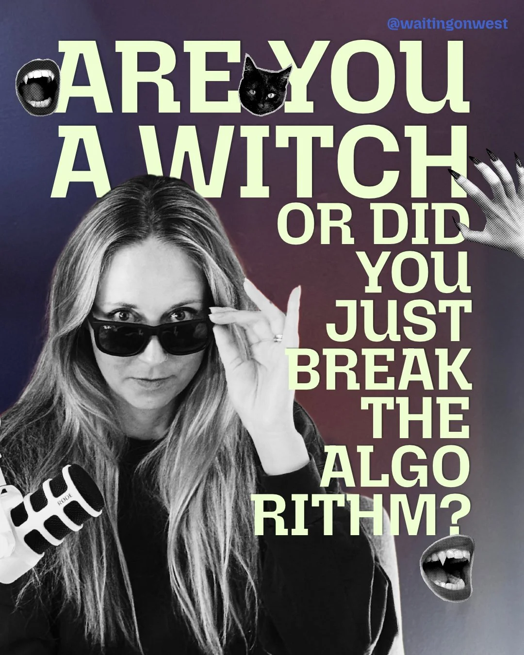 posted without spiraling over the caption for 45 minutes? witch.
got reach without adding 30 hashtags? witch.
kept people around without saying "watch until the end"? witch.
showed your face and talked? extra witch.

++ if none of this is y