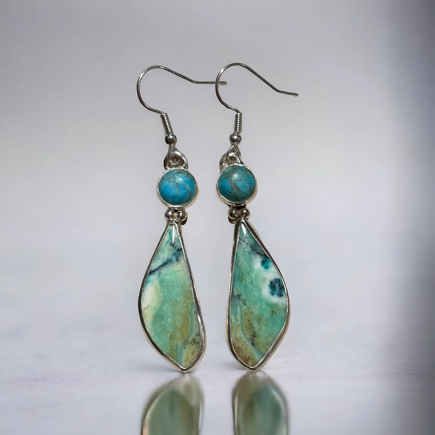 #9 Petrified Wood Earrings.JPG