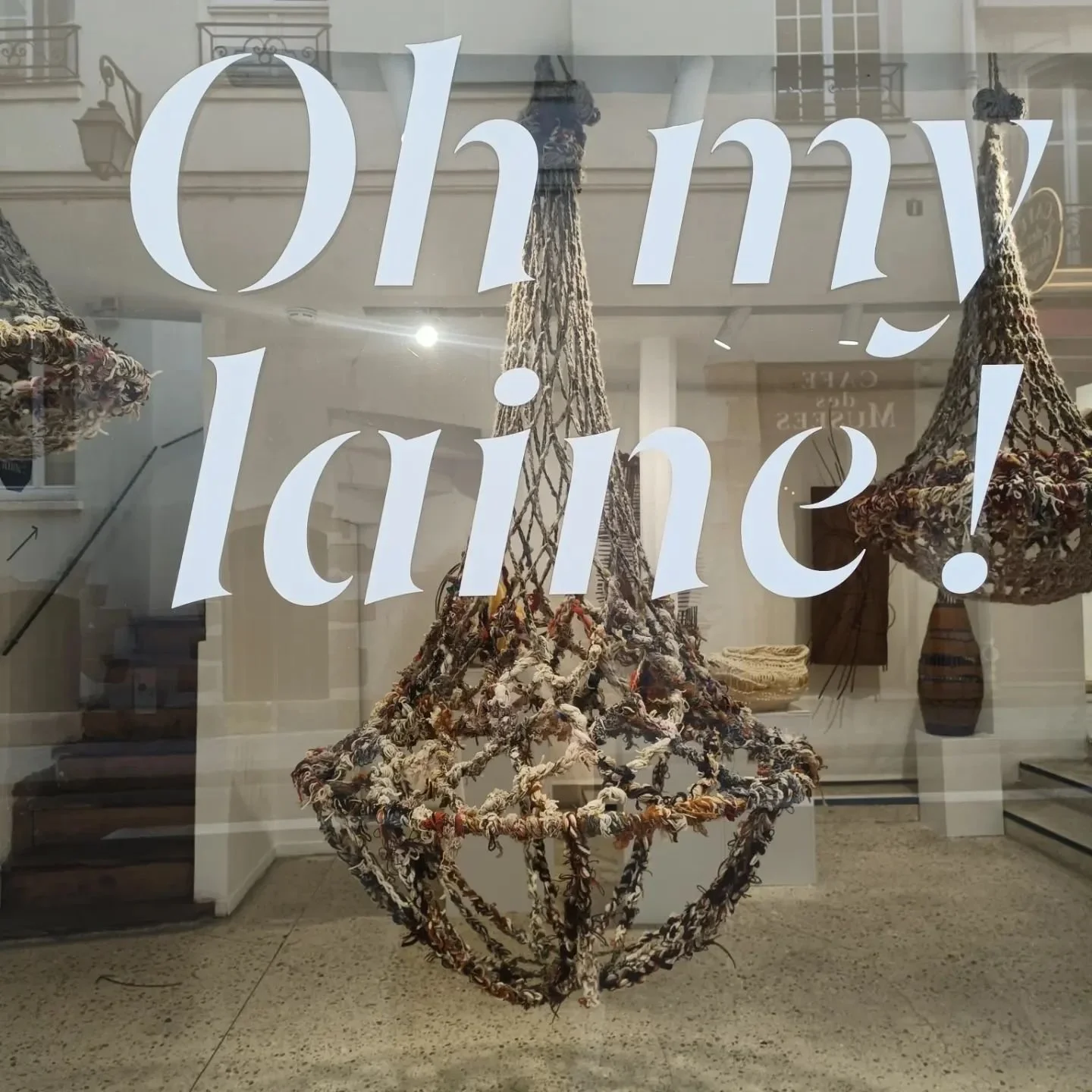 Nous avons le plaisir de vous retrouver au showroom Oh my laine! 
Avec @lainamac_filierelaine

 @galeriejoseph 51 rue de Turenne, du 3 au 8 septembre

Ouvert mercredi, jeudi, vendredi et samedi de 11h &agrave; 20h - dimanche de 11h &agrave; 16h 

Bie