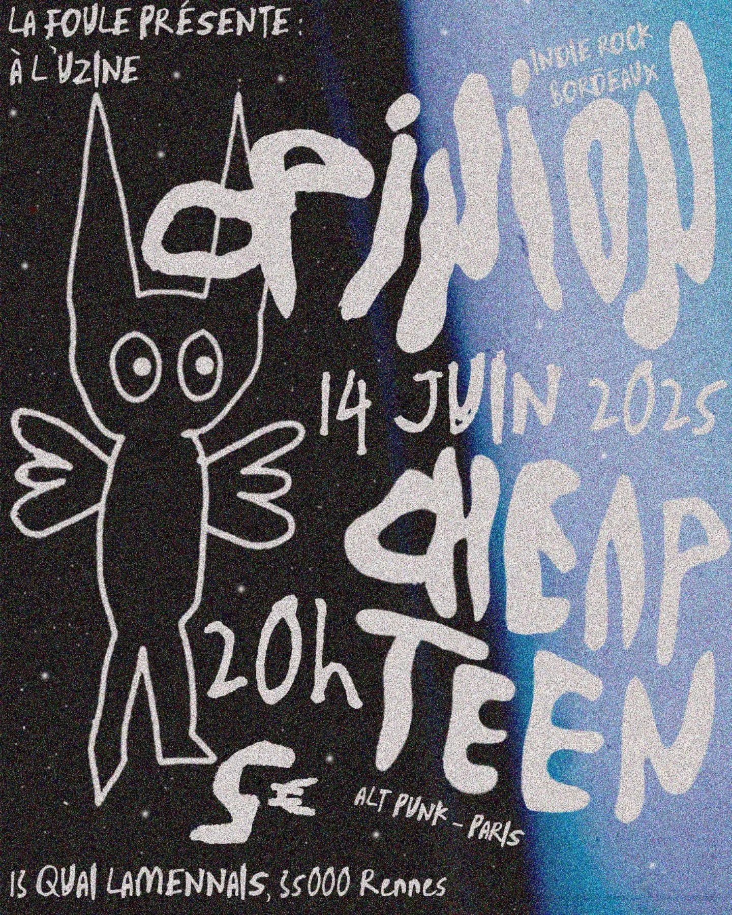 Opinion & Cheap Teen L'uzine @ Rennes 14 juin 2025