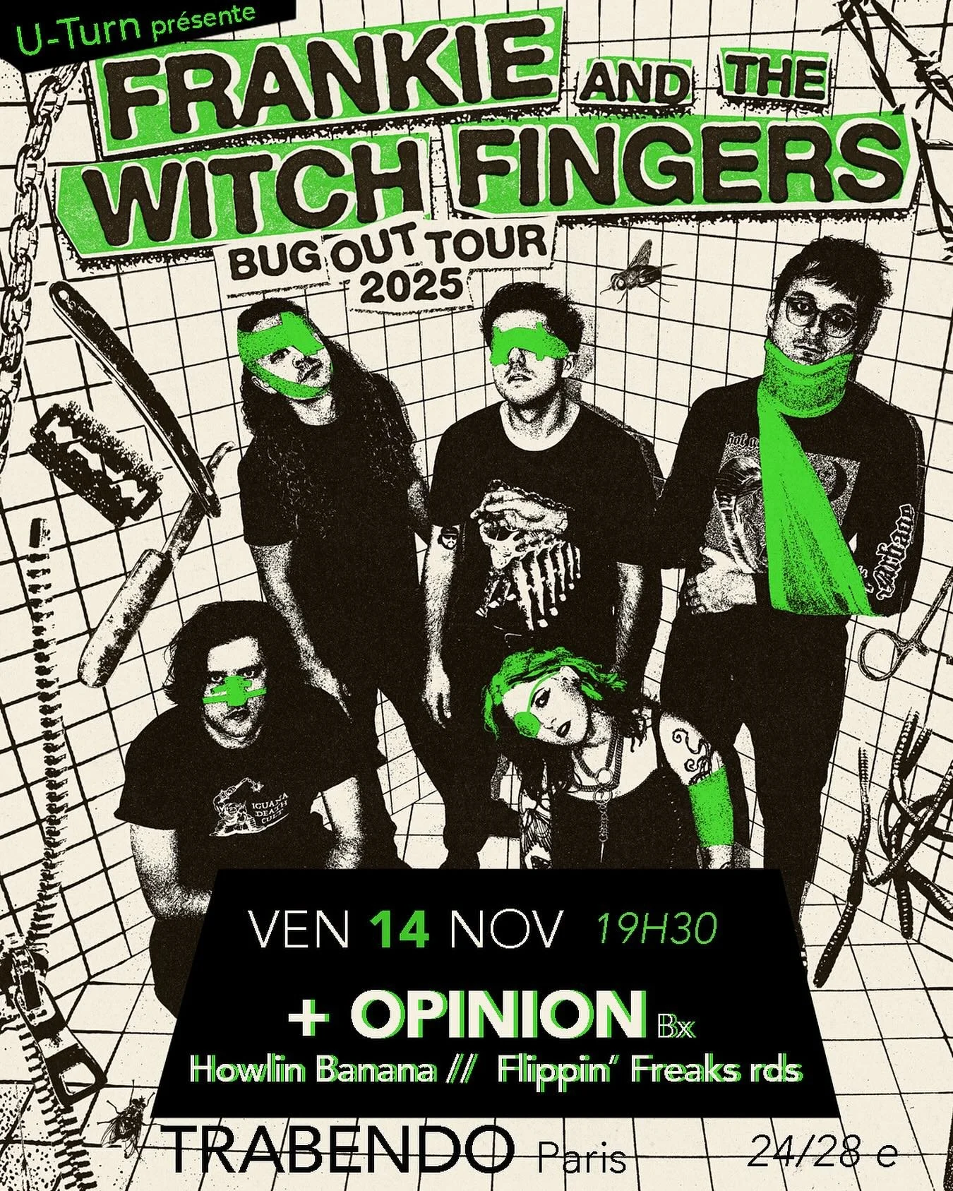 opinion frankie and the witch fingers trabendo paris 14 novembre 2025