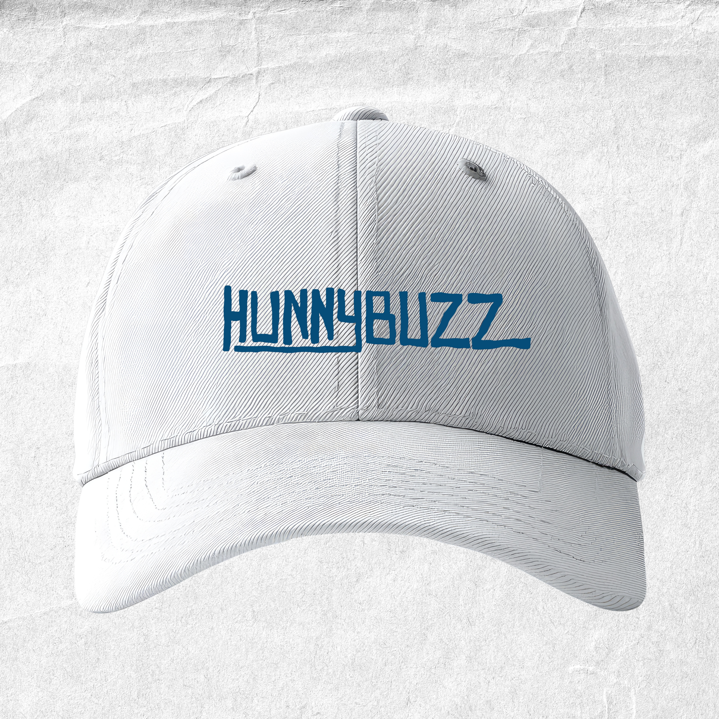 Embroided Dad Cap (White)