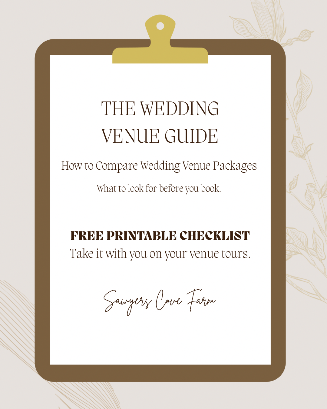 How to Compare Wedding Venue Packages: 10 Things to Look For Before You Book