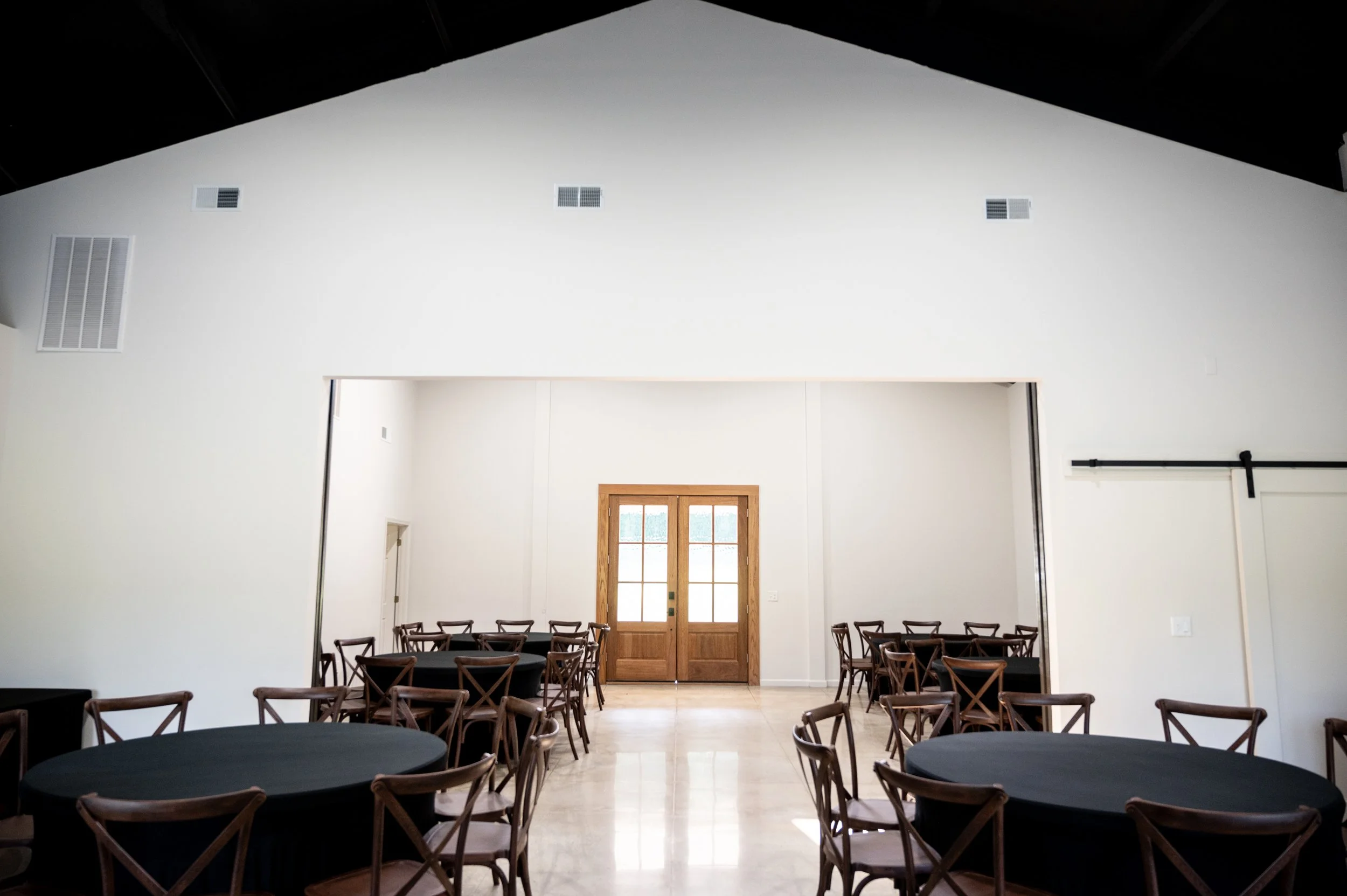 We specialize in intimate events for up to 100 guests, offering a unique space with flexible layouts for your celebration.