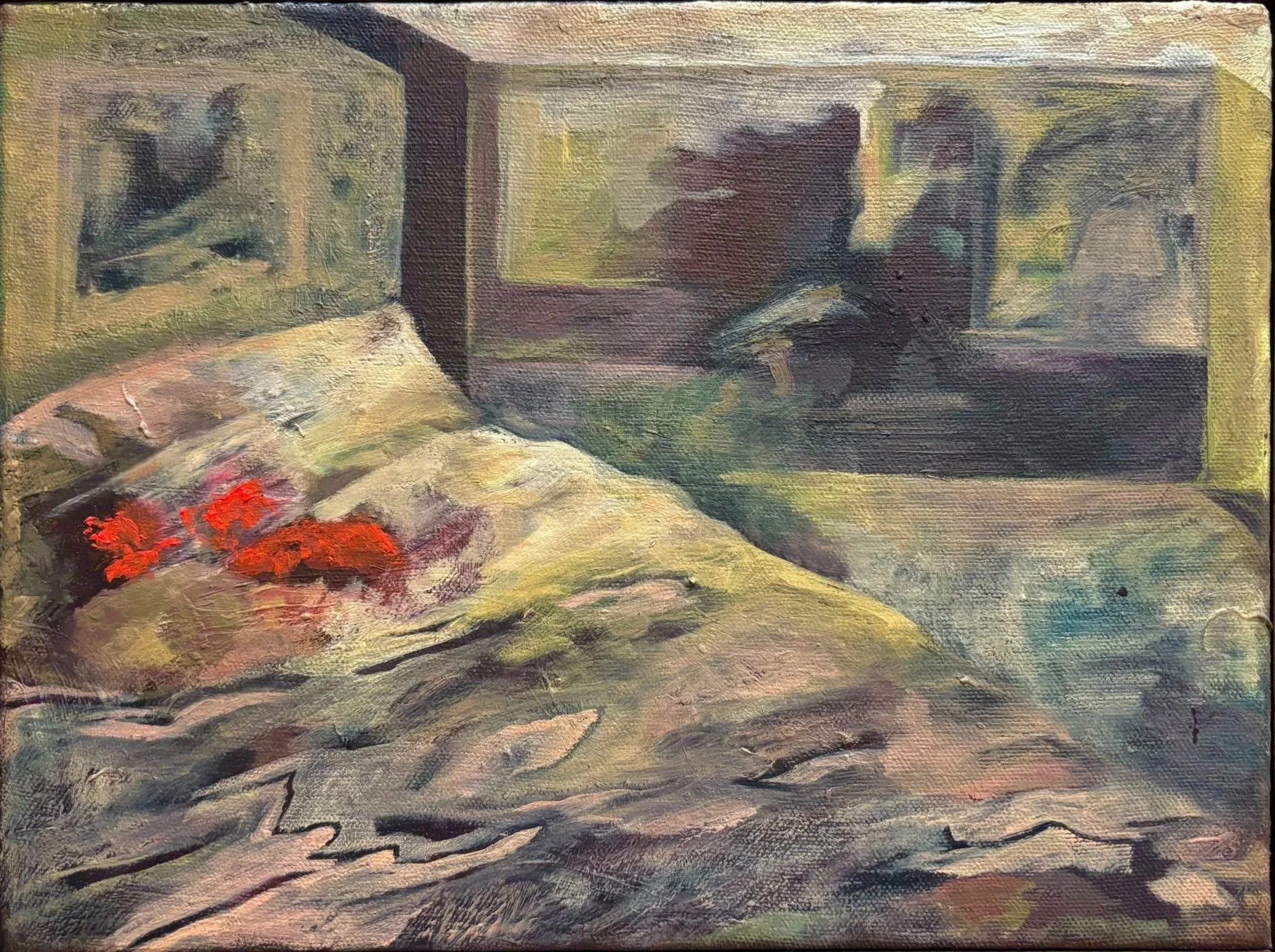 Chest, oil on canvas, 9x12in
Winner of the 2026 Art and Visual Culture Purchase Prize, Bates College
