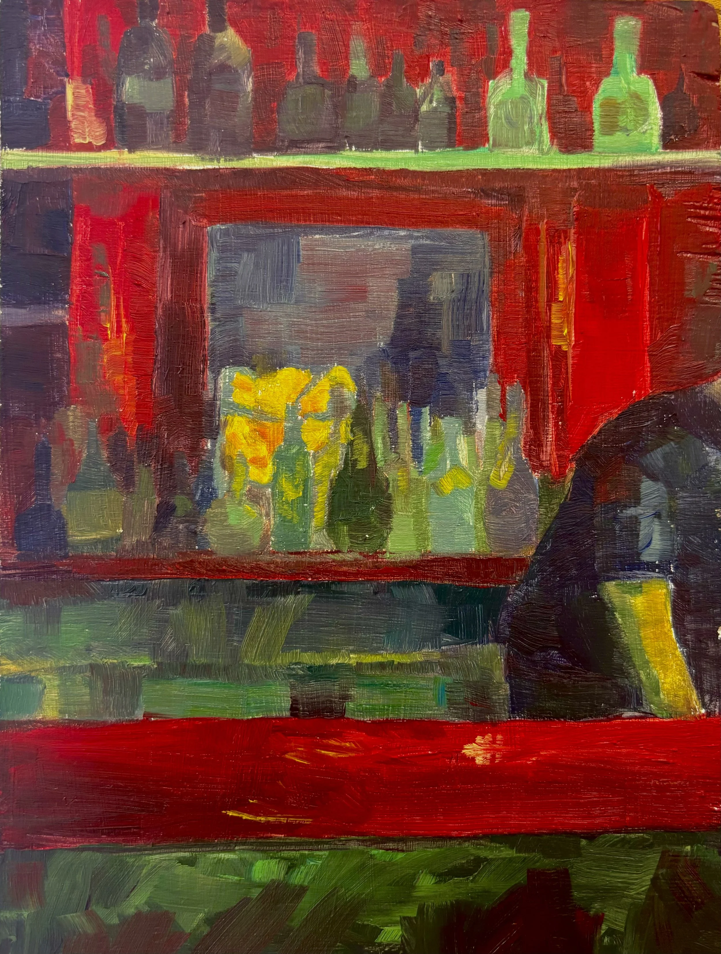 San Paolo, oil on wood board, 11x6in