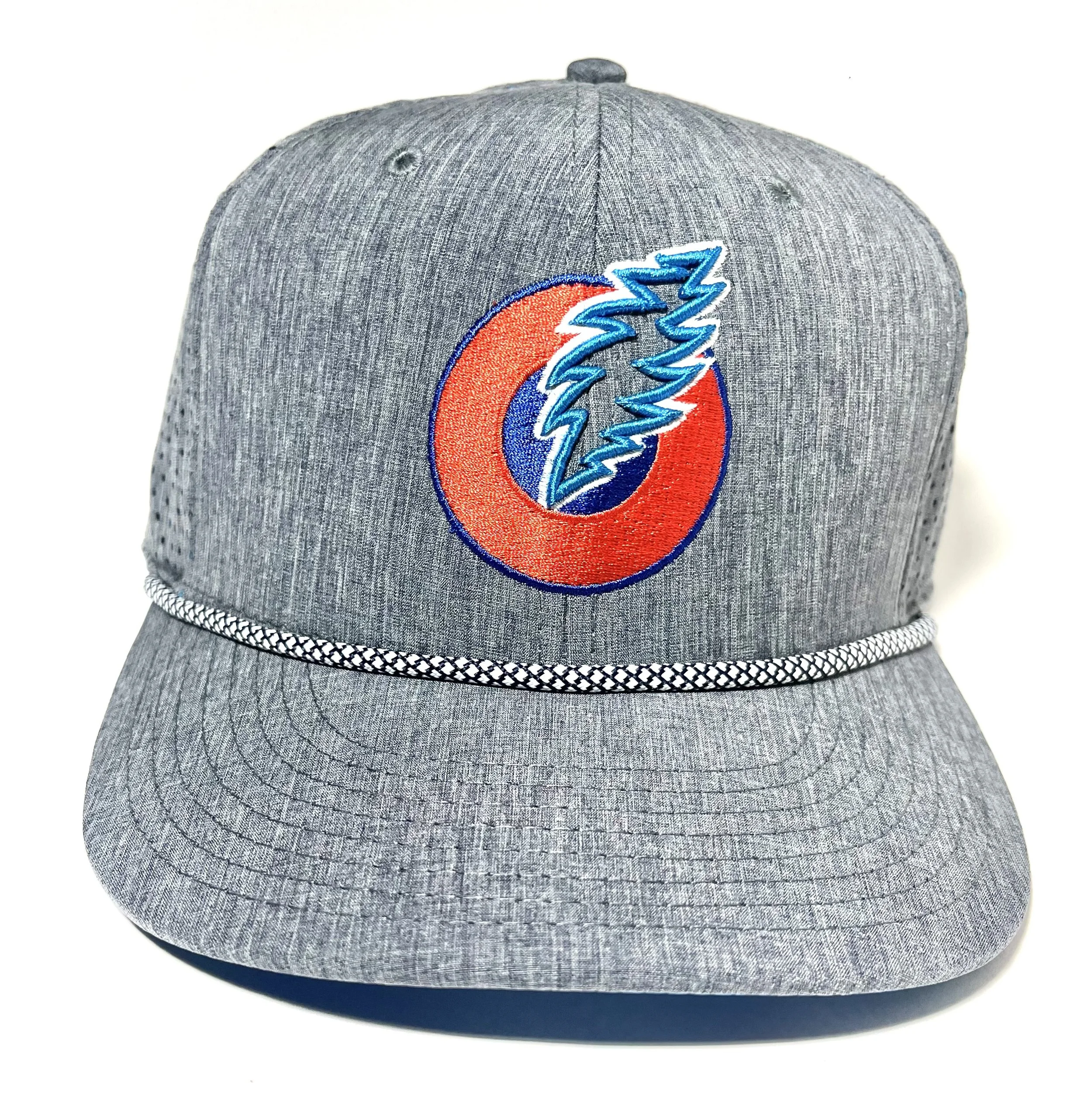 Heather Navy-Donut-Dancin' Bolt