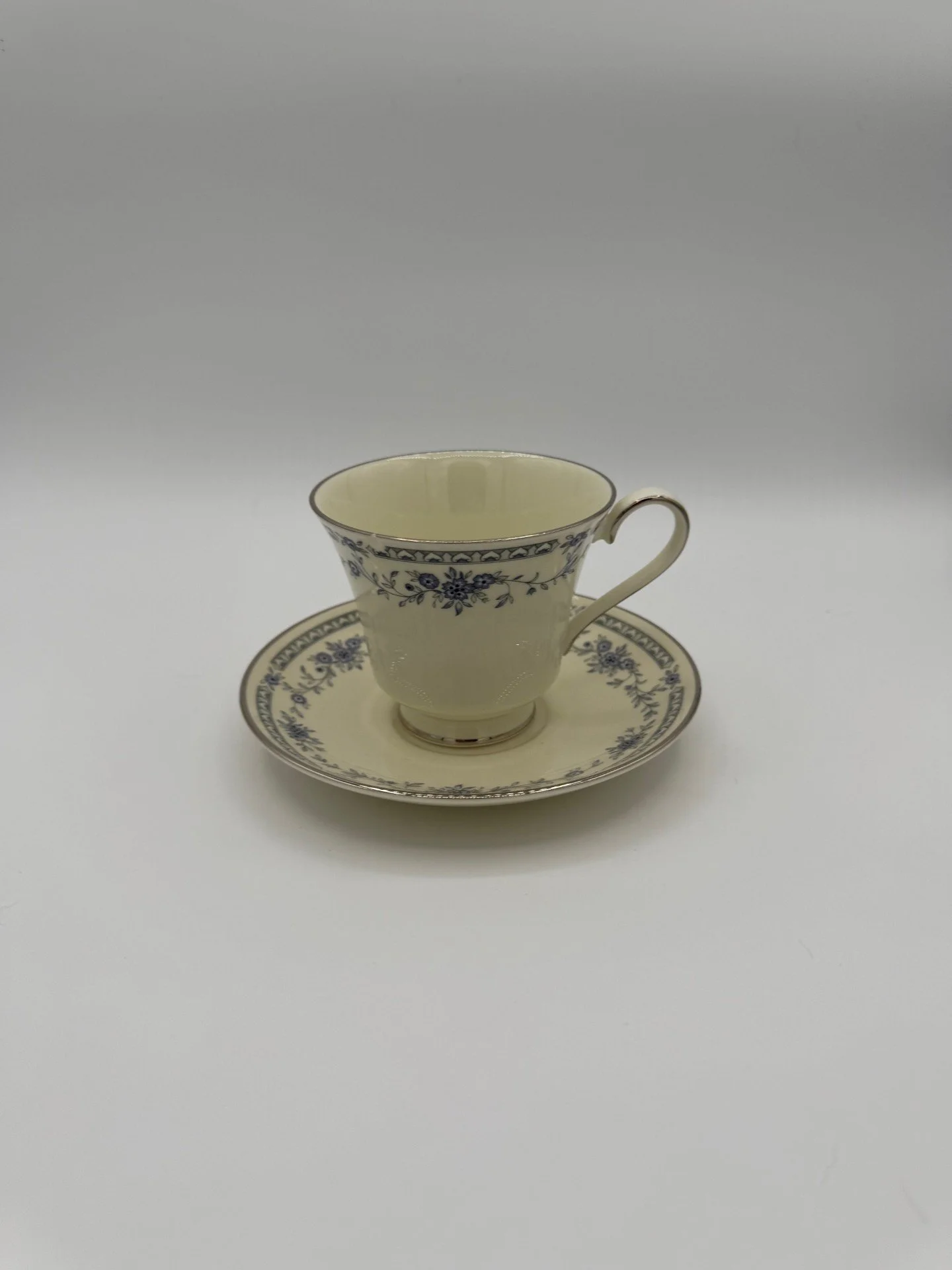 Blue Floral Teacup & Saucers
Available- 9