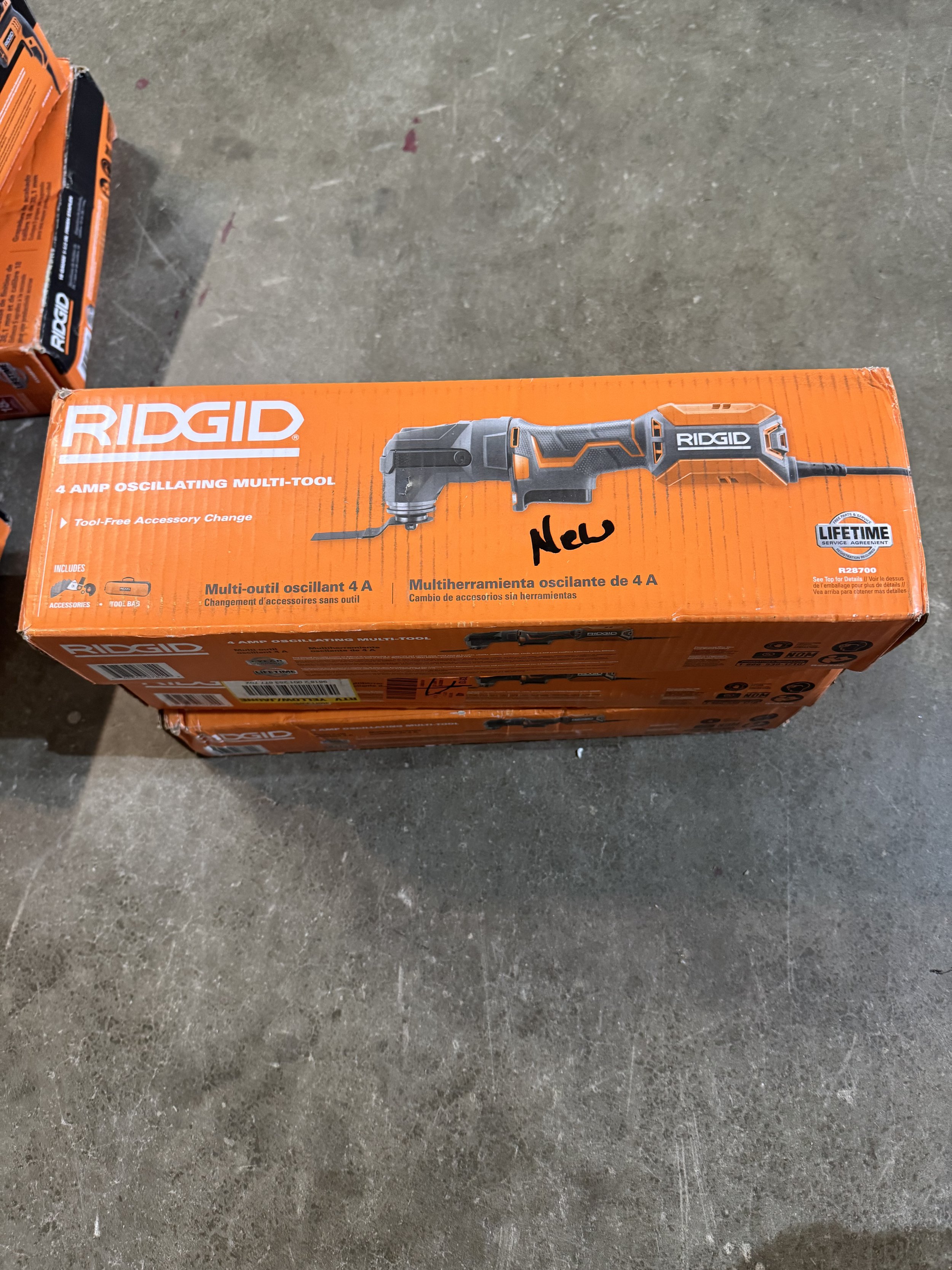 Ridgid 4 Amp Corded Multi-Tool